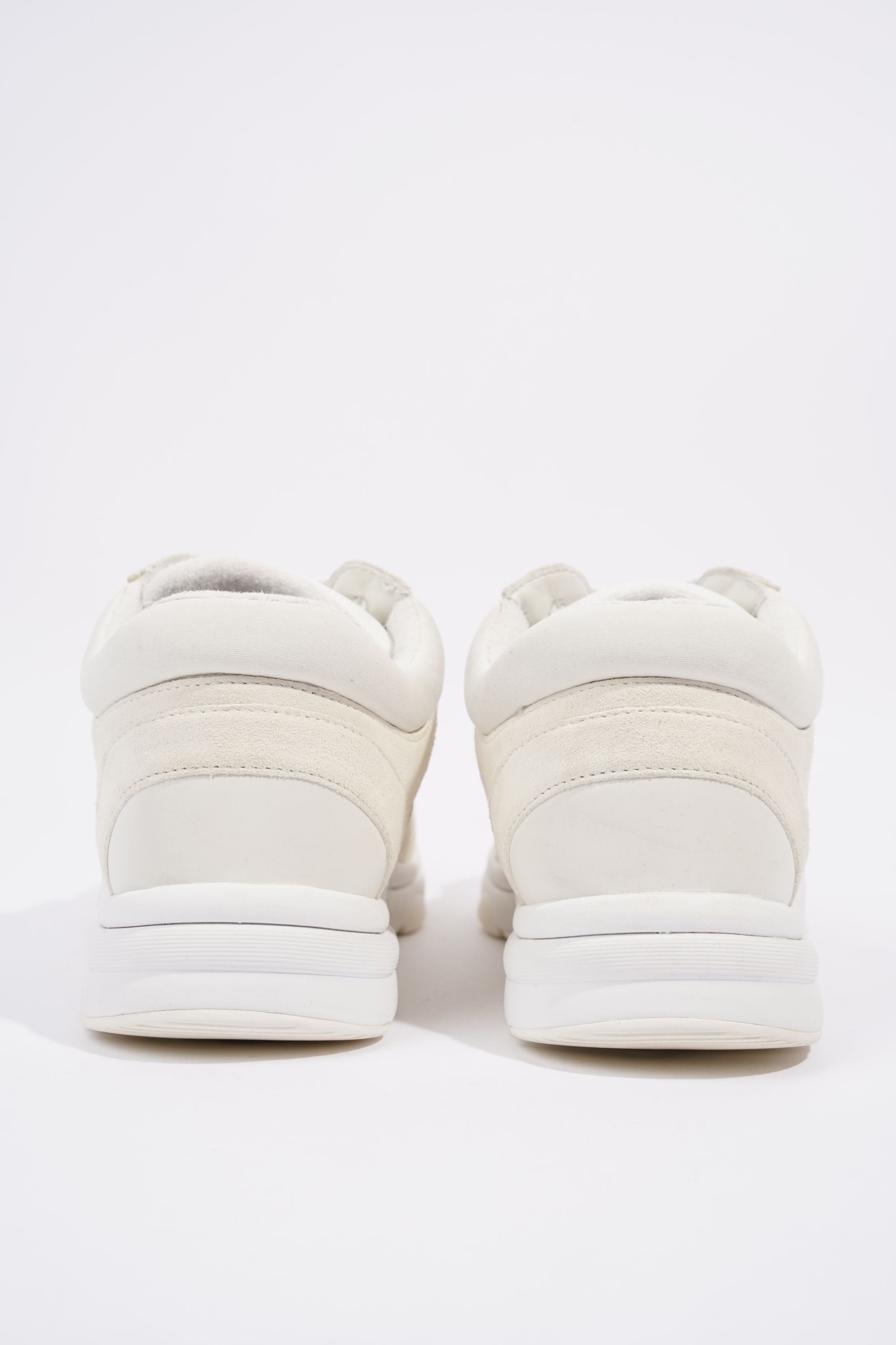 Chanel Womens CC Logo White / Cream EU 36 / UK 3