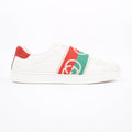 Gucci Mens Ace Elastic Web White / Green / Red EU 39 / UK 5