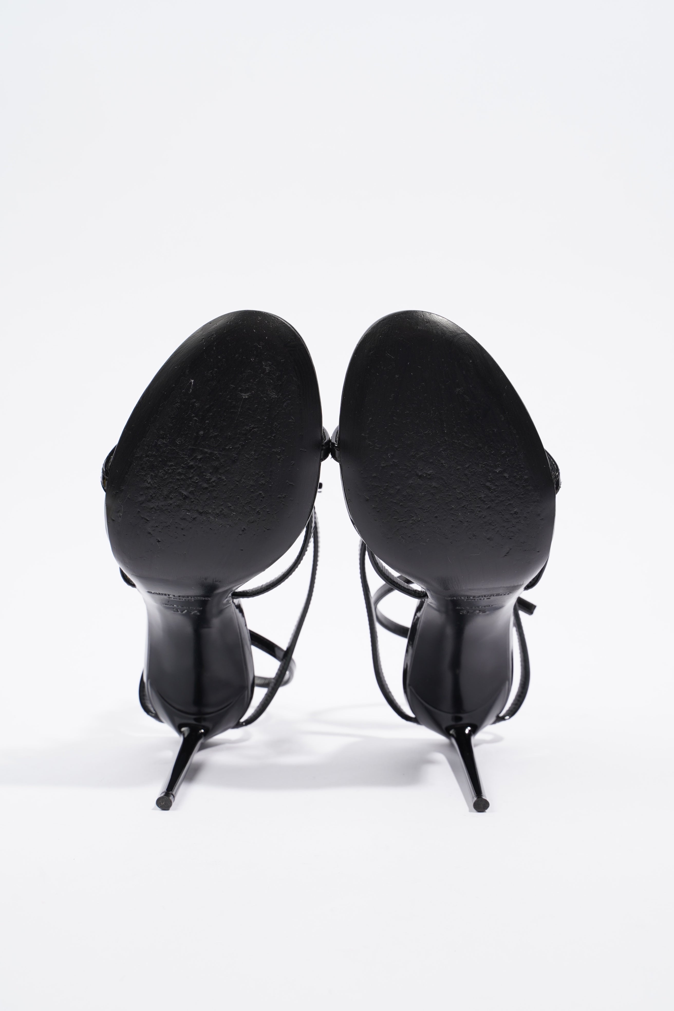 Saint Laurent Cassandra 95 Patent Black EU 37.5 / UK 4.5