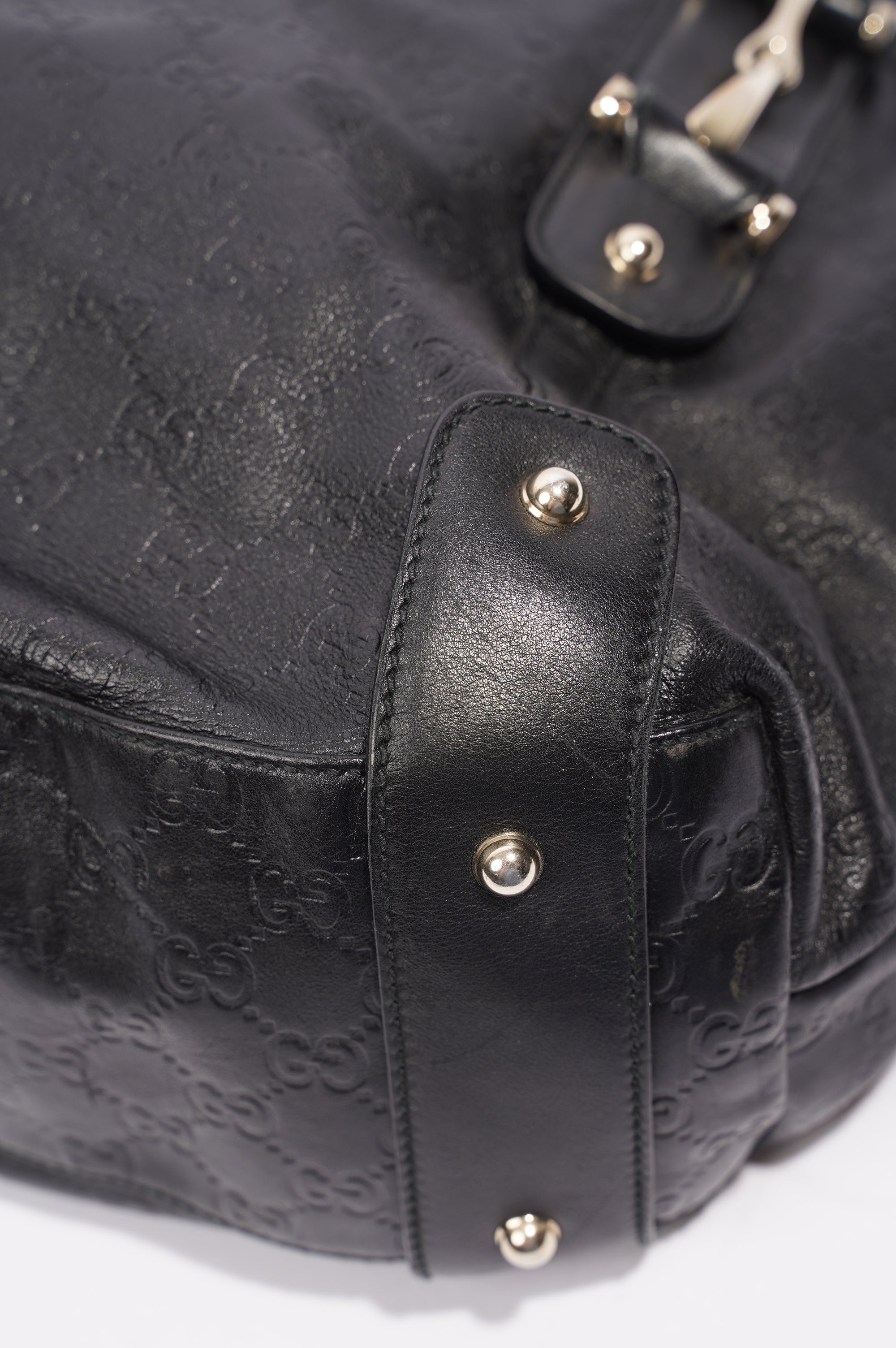 Gucci Womens Pelham Bag Black Leather