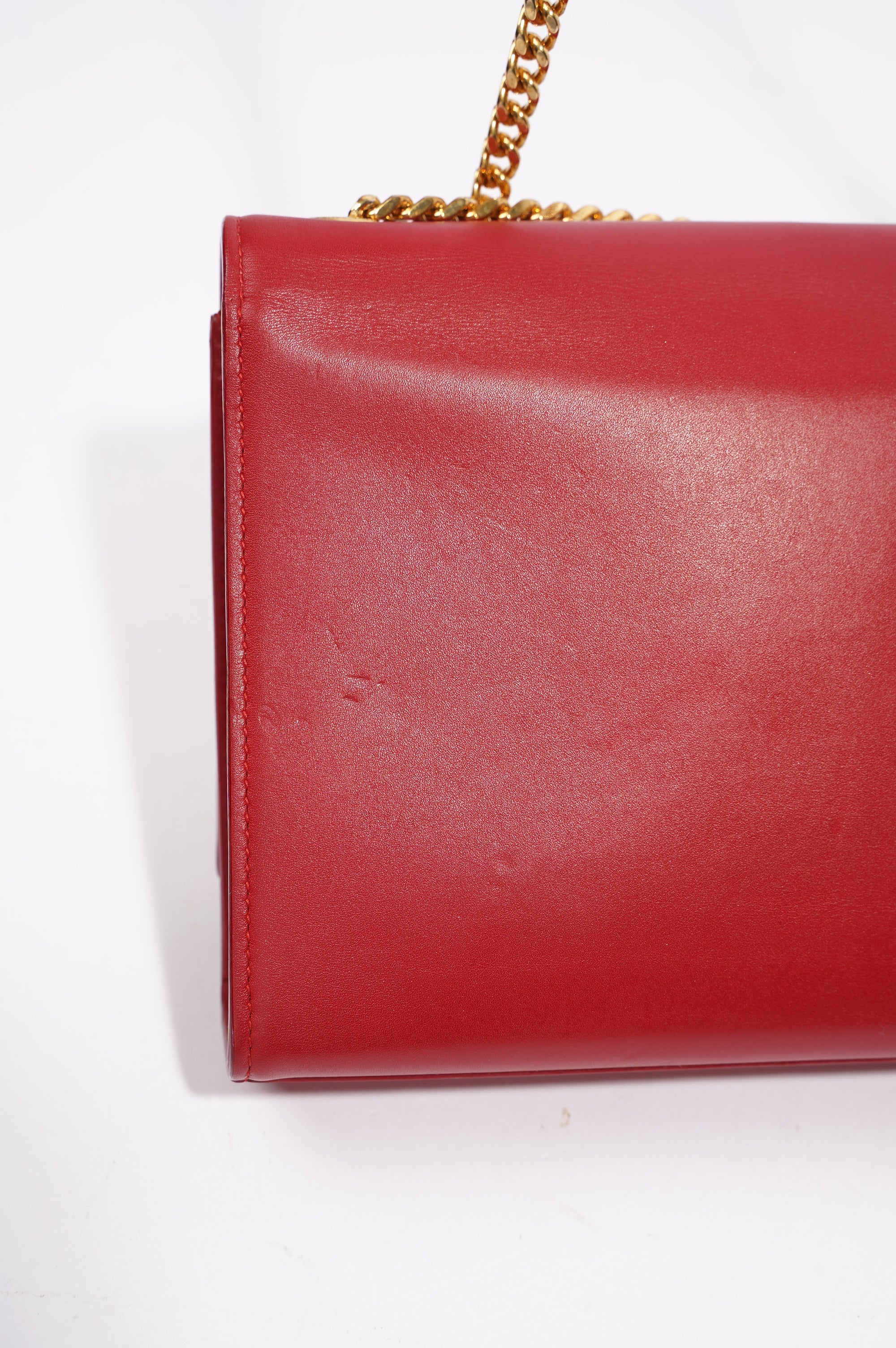 Saint Laurent Kate Tassle Bag Red / Gold Medium