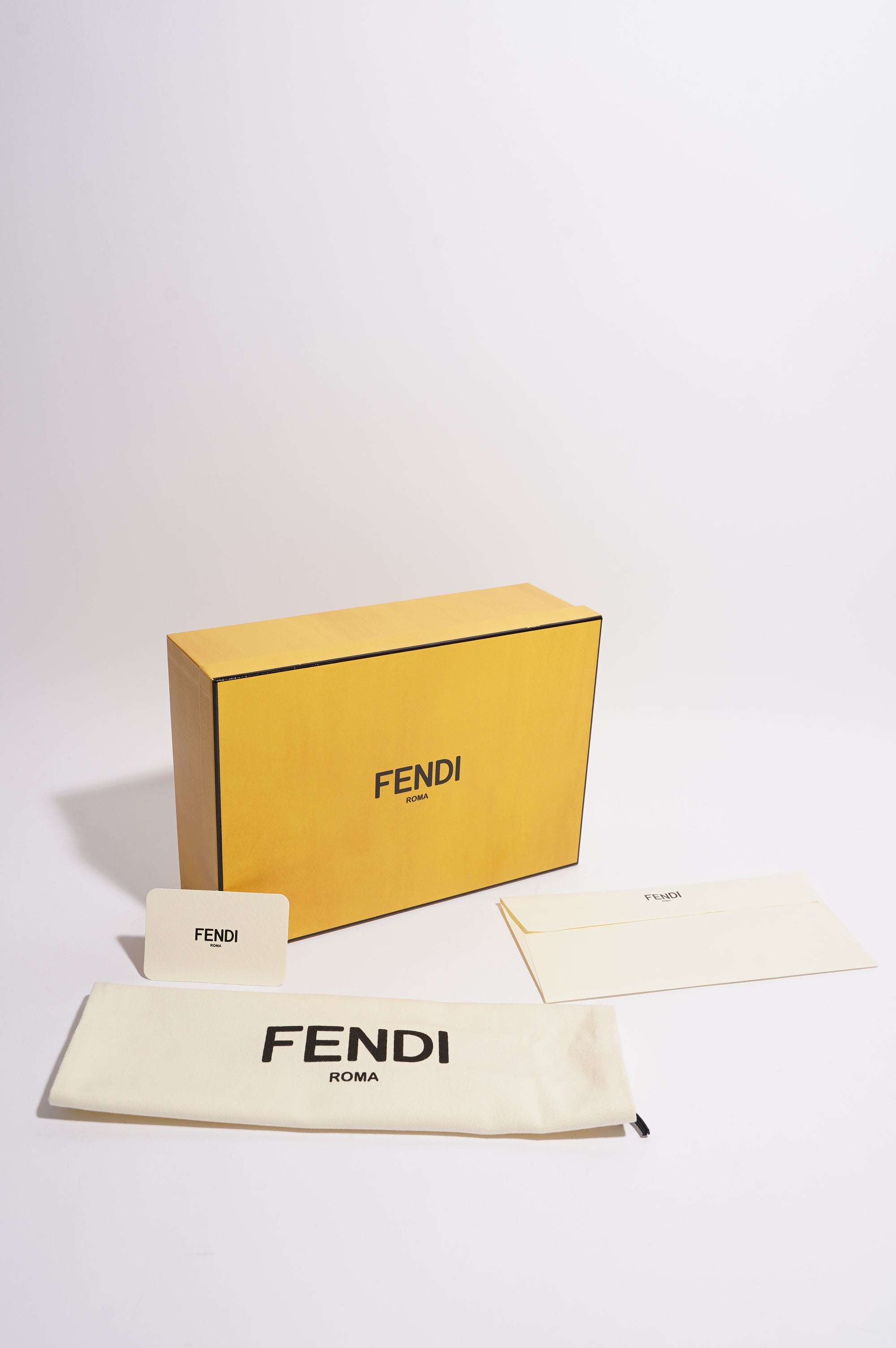 Fendi Womens Pouch Clutch Burgundy Leather