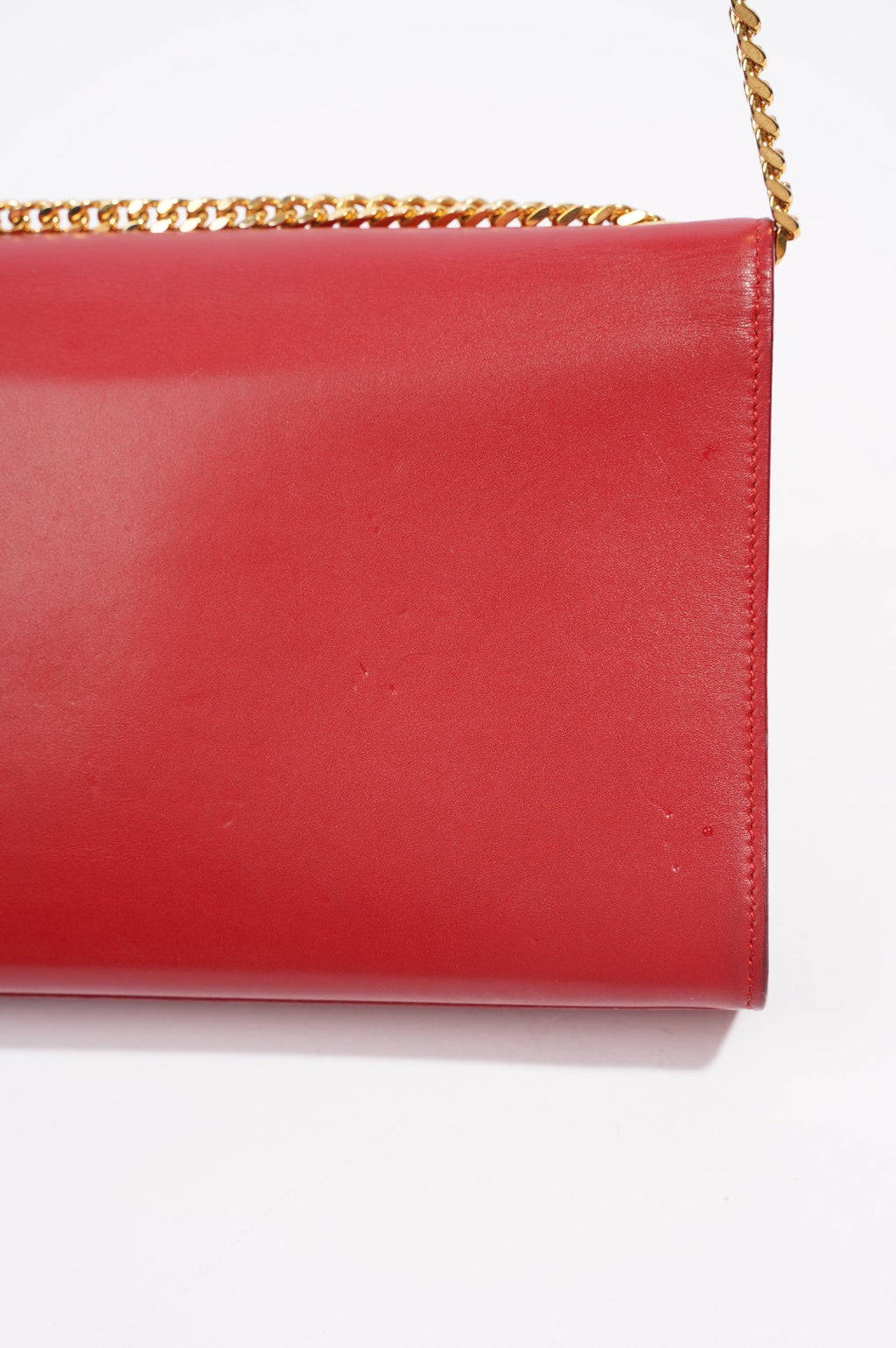Saint Laurent Kate Tassle Bag Red / Gold Medium