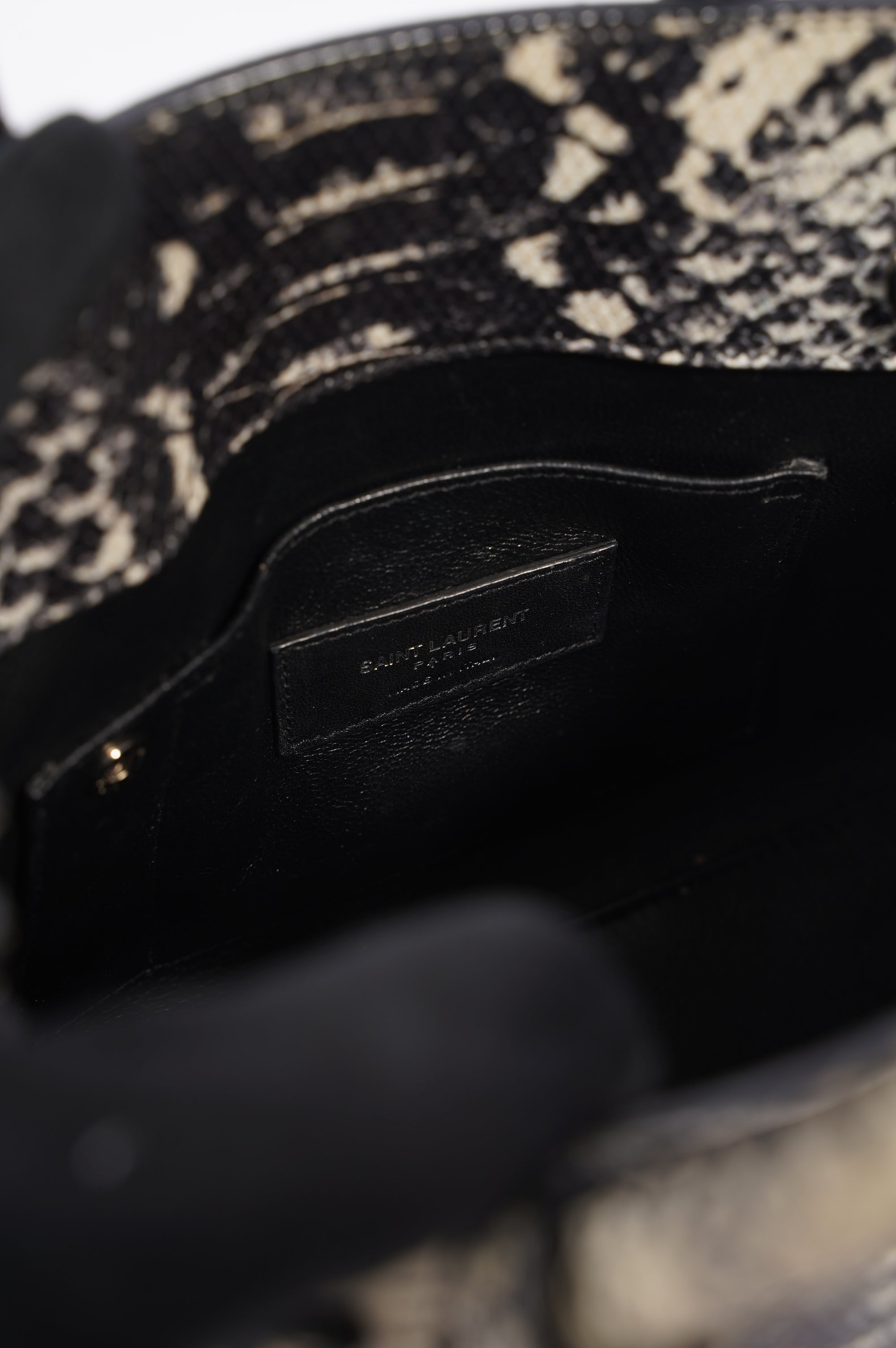 Saint Laurent Womens Sac De Jour Python Nano