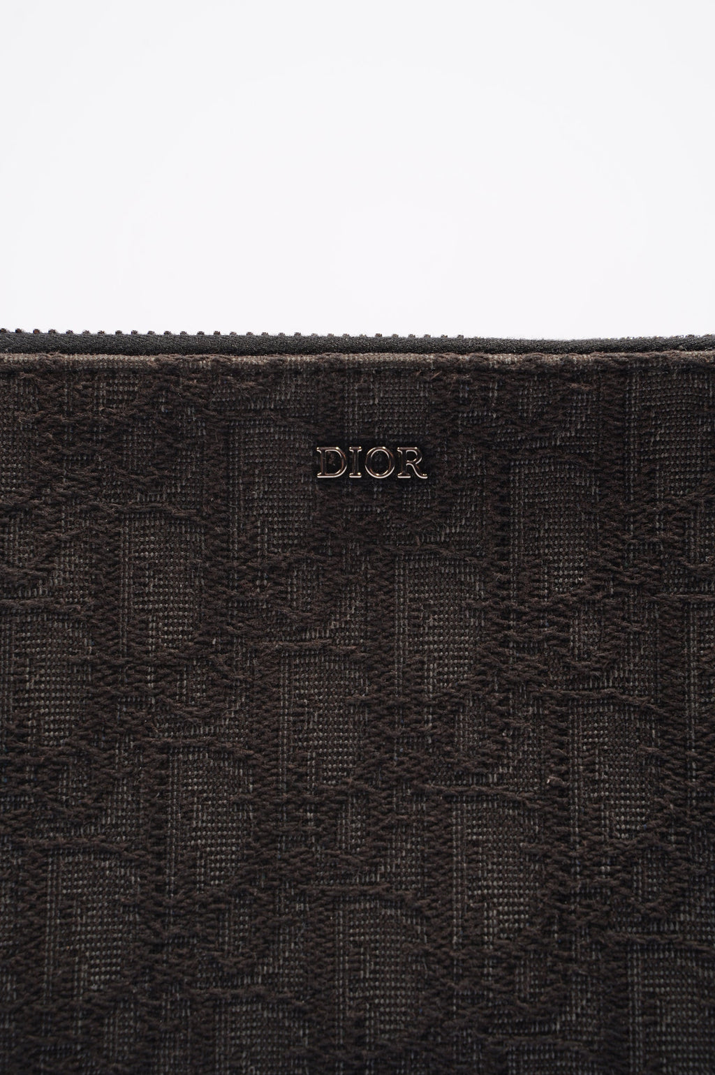 Christian Dior Mens Oblique Wallet on Strap Monogram Canvas