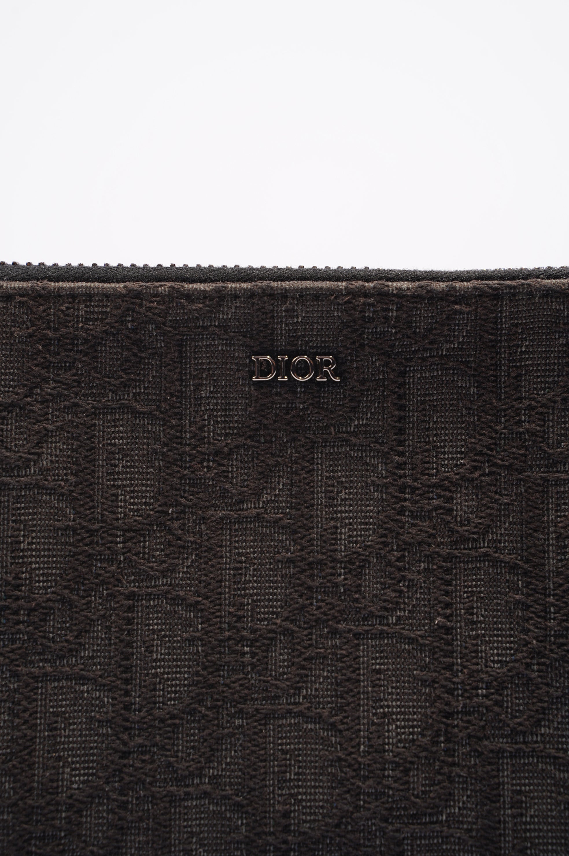 Christian Dior Mens Oblique Wallet on Strap Monogram Canvas