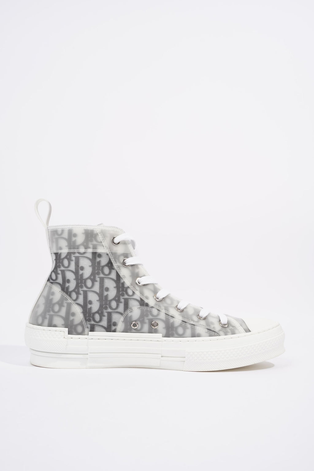 Christian Dior Womens B23 High Top Oblique Black / White EU 42 / UK 9