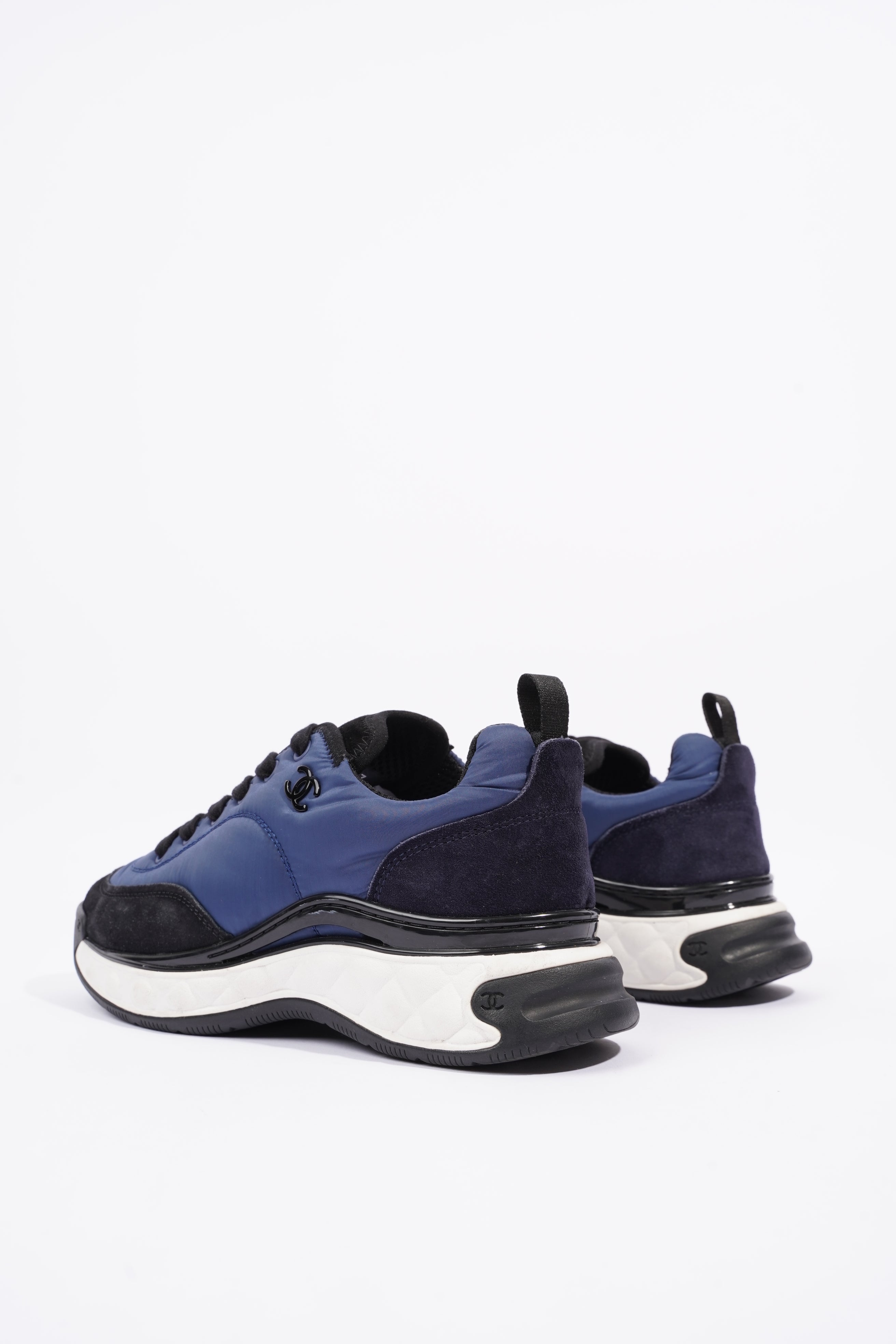 Chanel CC Logo Navy / Black EU 37 / UK 4