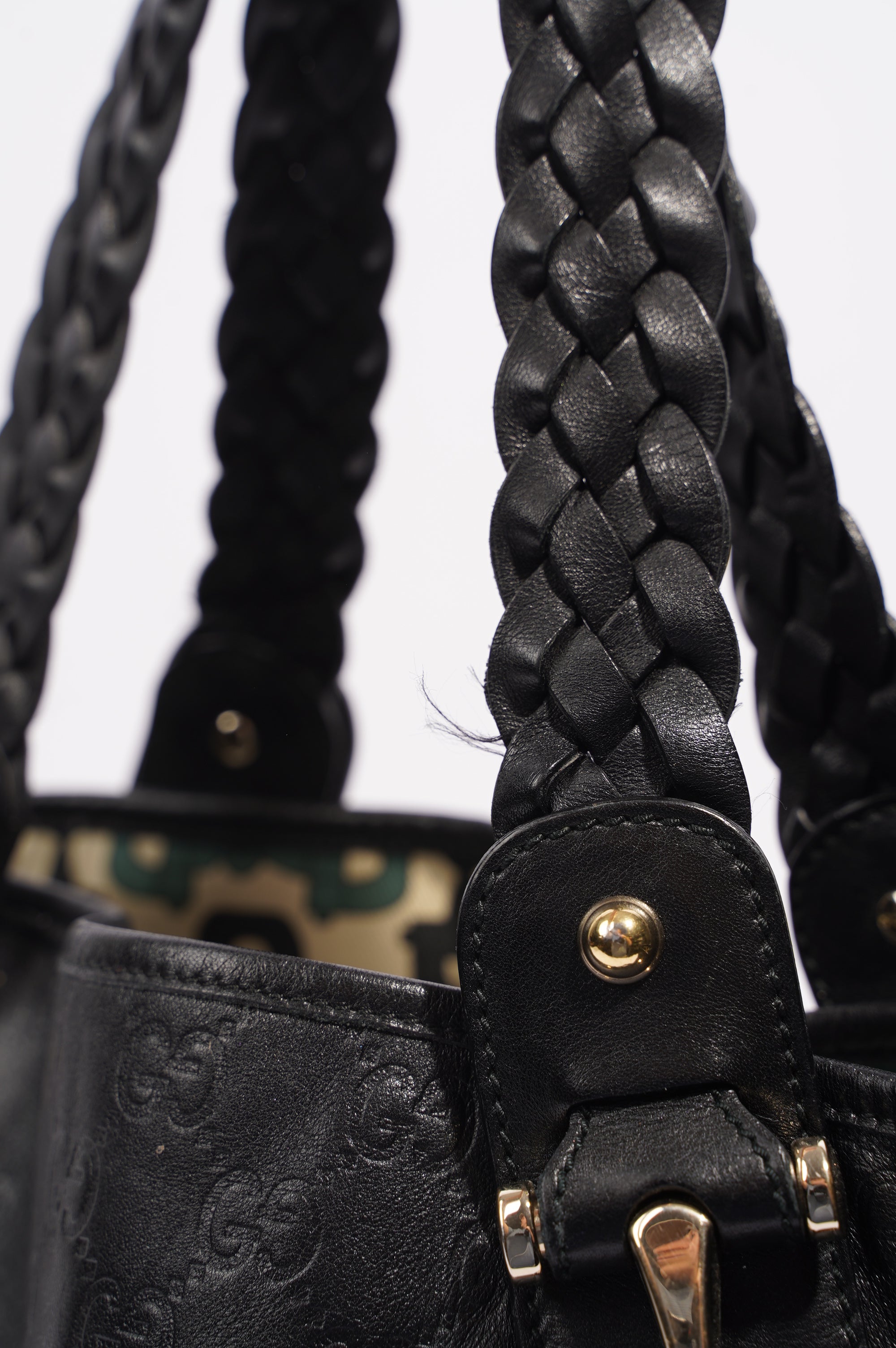 Gucci Womens Pelham Bag Black Leather