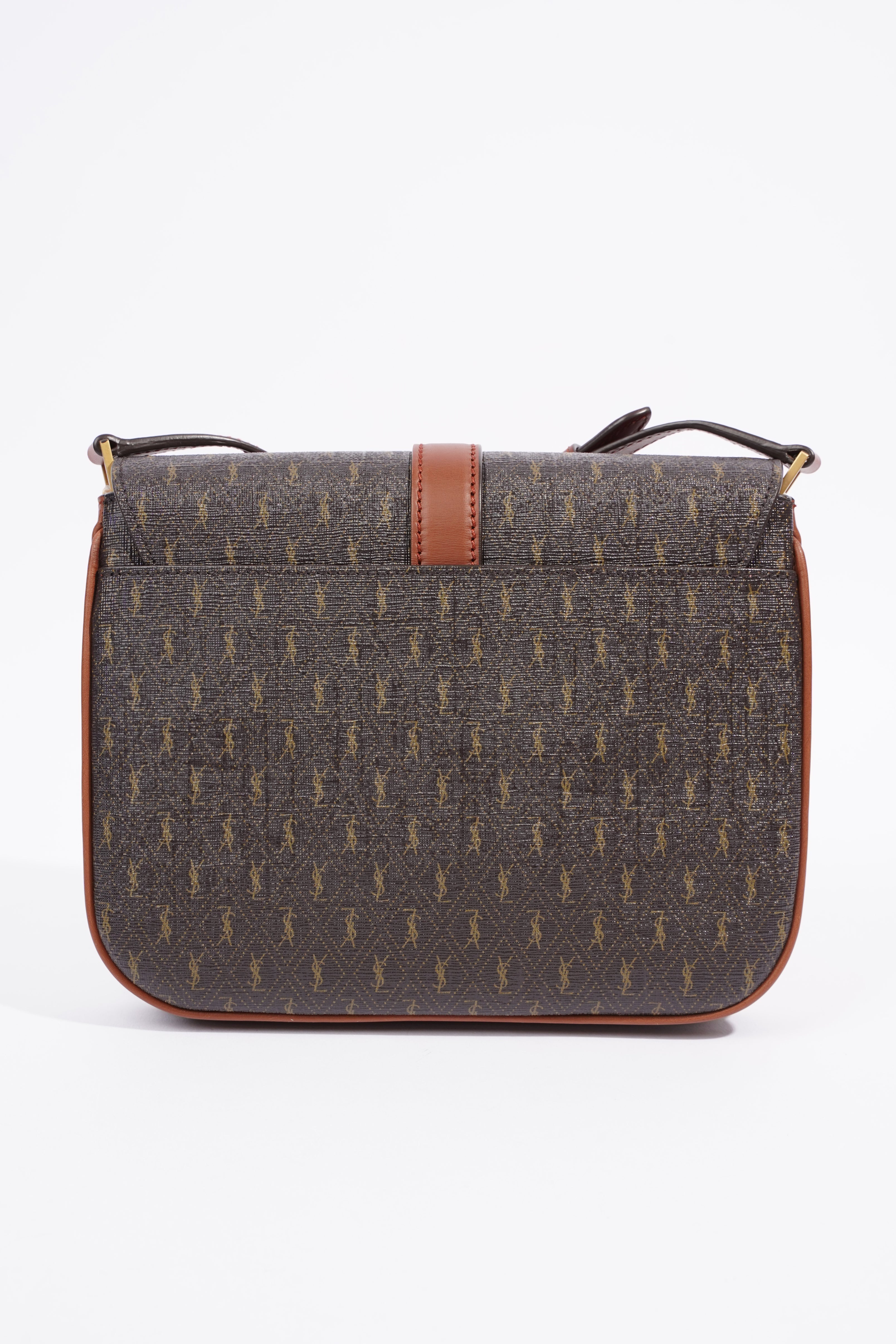 Saint Laurent Le Monagramme Small Satchel Chestnut