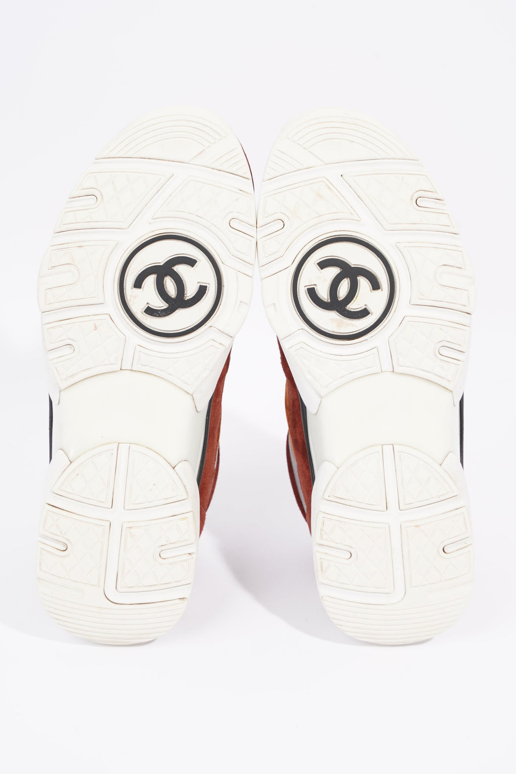 Chanel Womens Runner Maroon / Grey EU 37.5 / UK 4.5