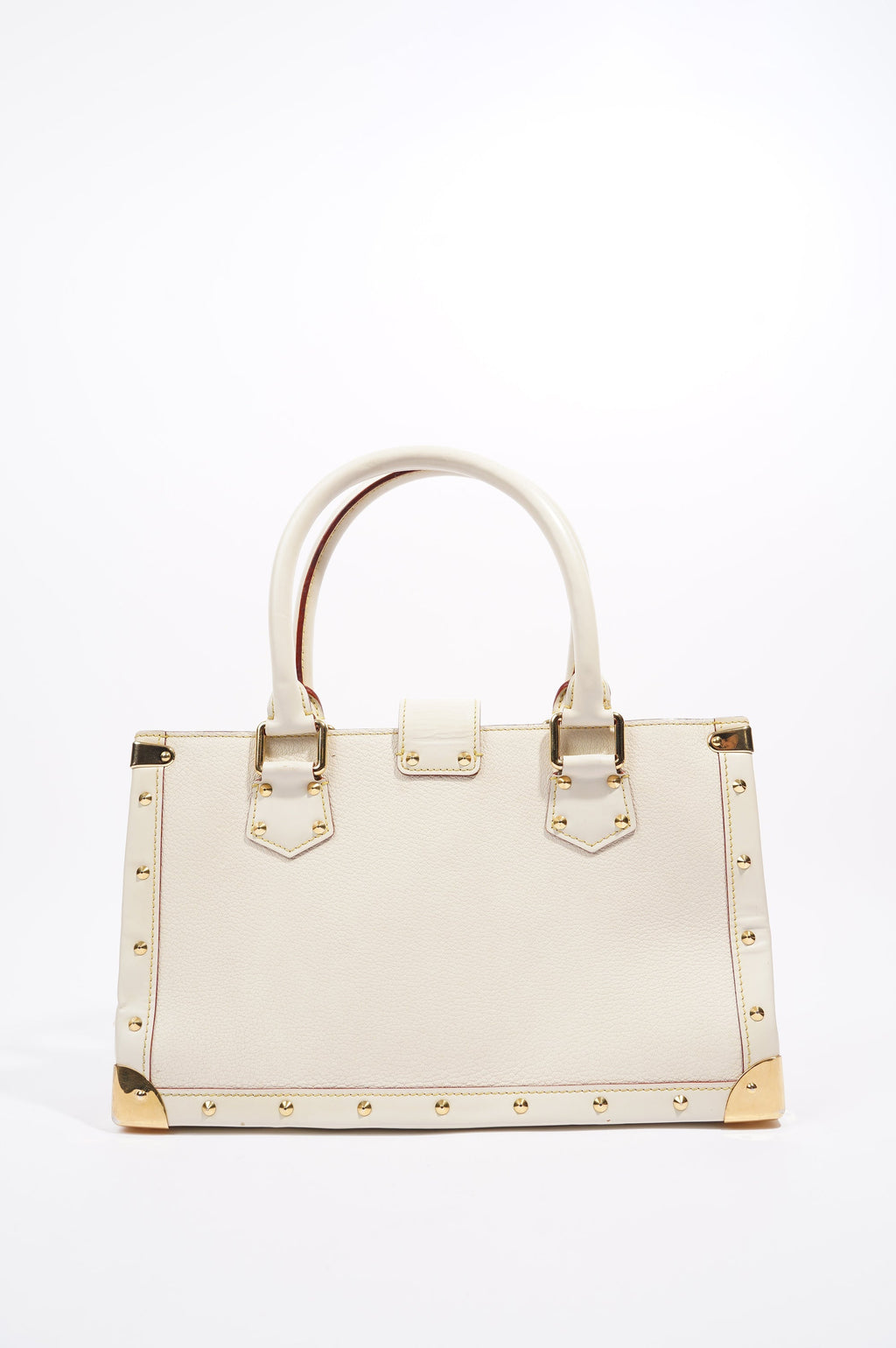 Louis Vuitton Womens Vintage Suhali Le Fabuleux Tote Bag White / Gold