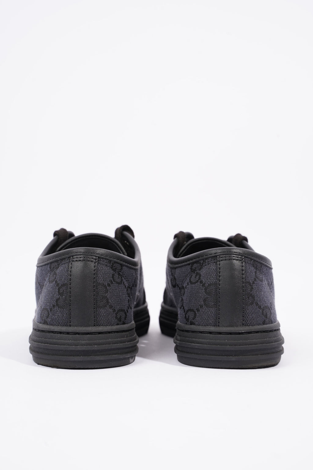 Gucci Womens GG Low Top Sneaker Black EU 34.5 / UK 1.5