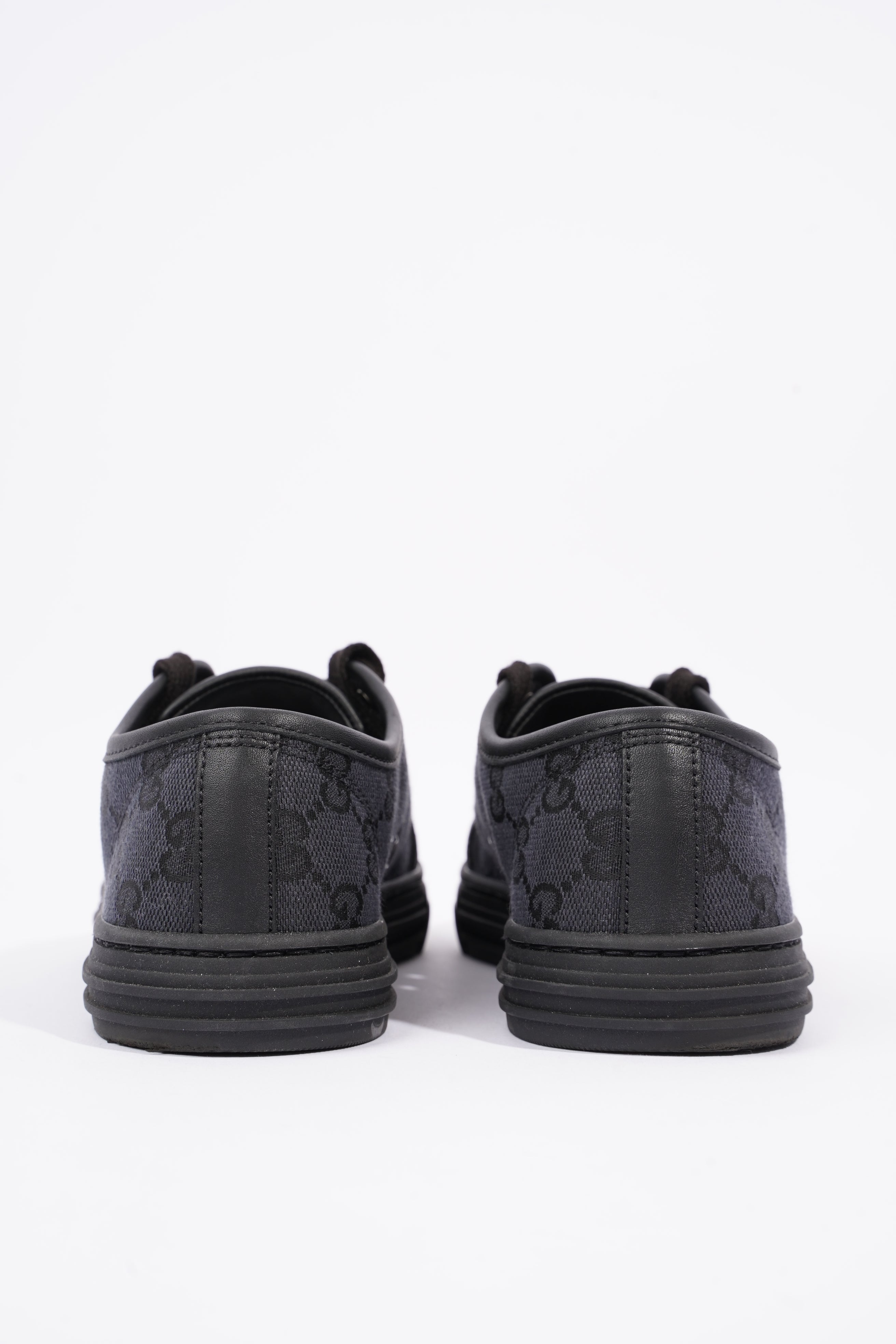 Gucci Womens GG Low Top Sneaker Black EU 34.5 / UK 1.5