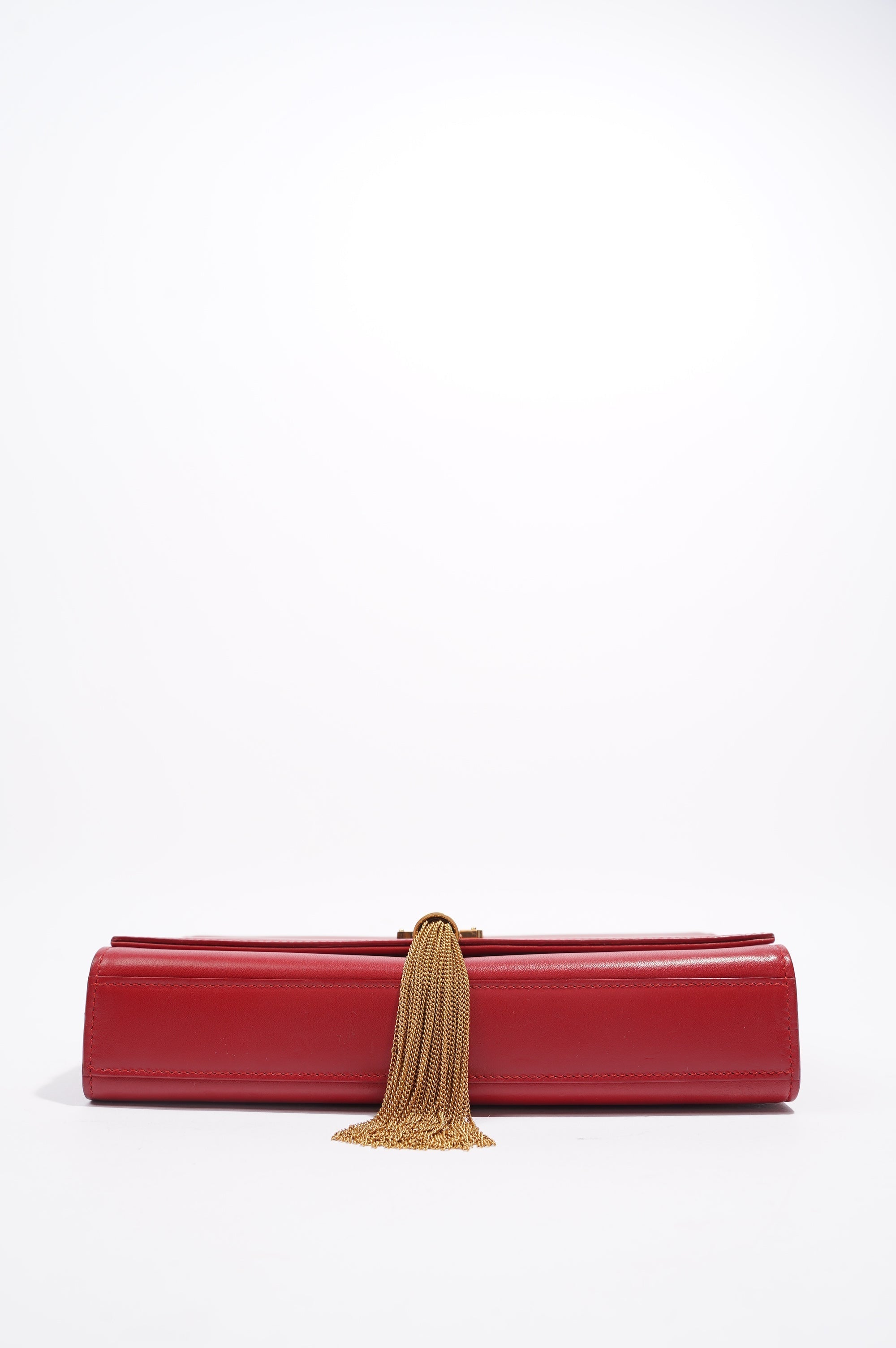 Saint Laurent Kate Tassle Bag Red / Gold Medium