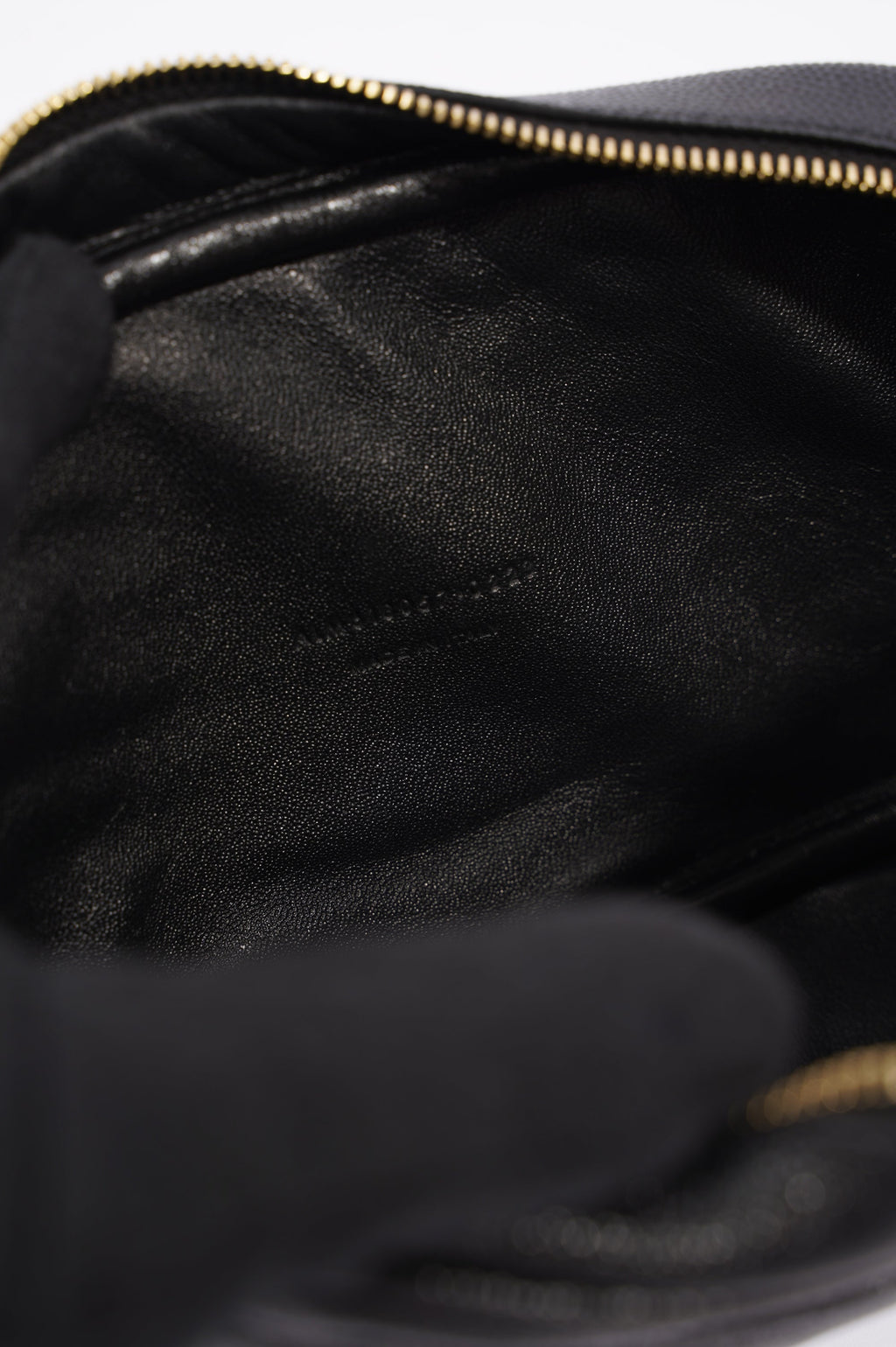 Saint Laurent Womens Lou Camera Bag Black Leather Mini