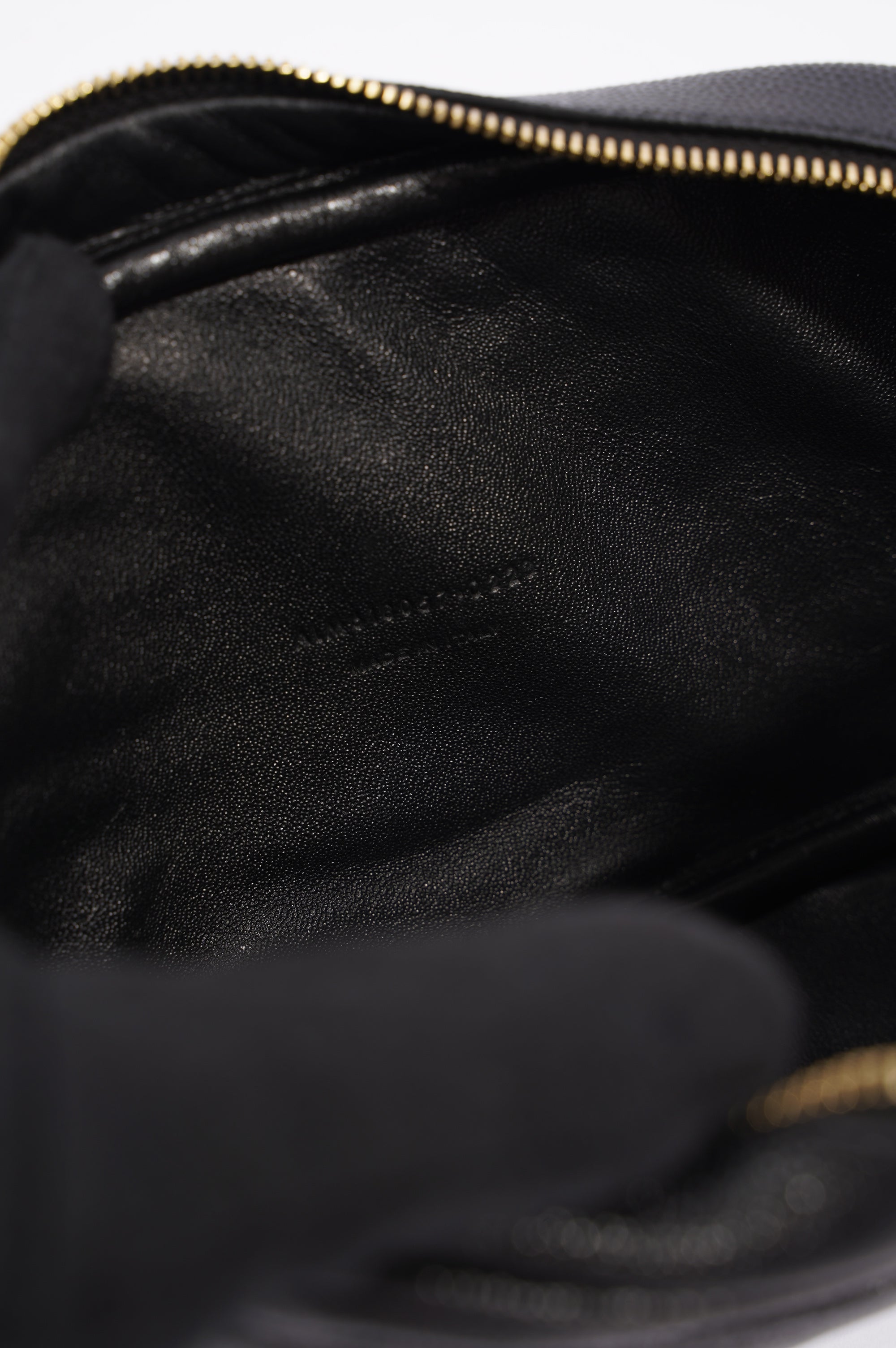 Saint Laurent Womens Lou Camera Bag Black Leather Mini