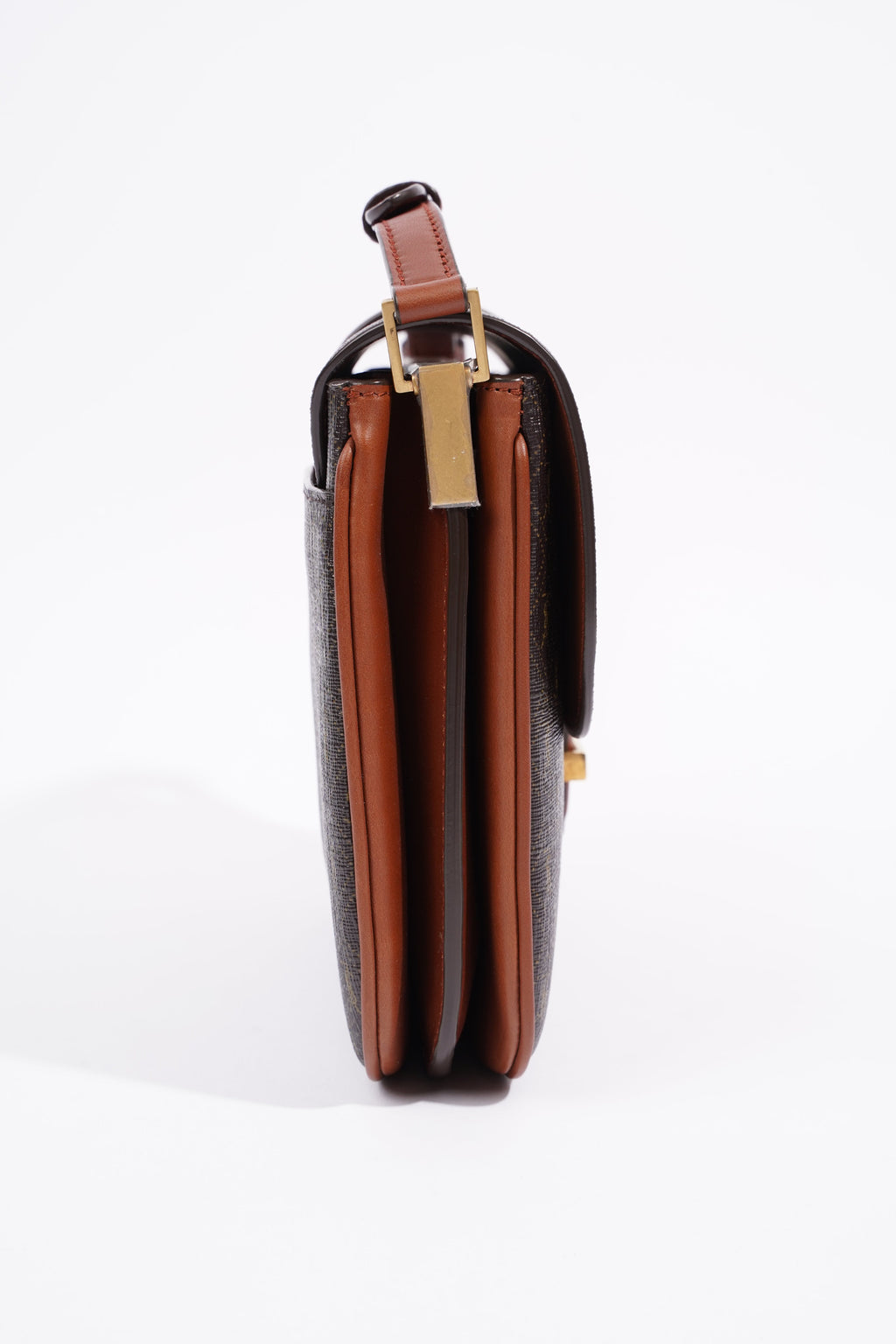 Saint Laurent Le Monagramme Small Satchel Chestnut