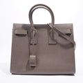Saint Laurent Sac De Jour Tote Bag Grey Leather Small