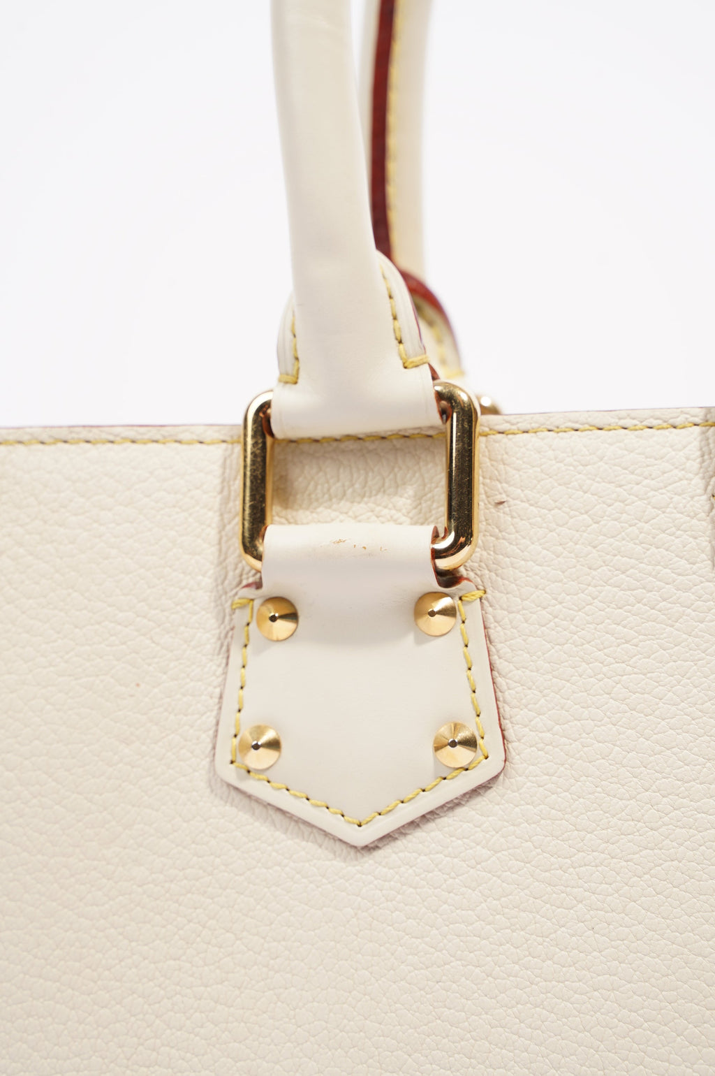 Louis Vuitton Womens Vintage Suhali Le Fabuleux Tote Bag White / Gold