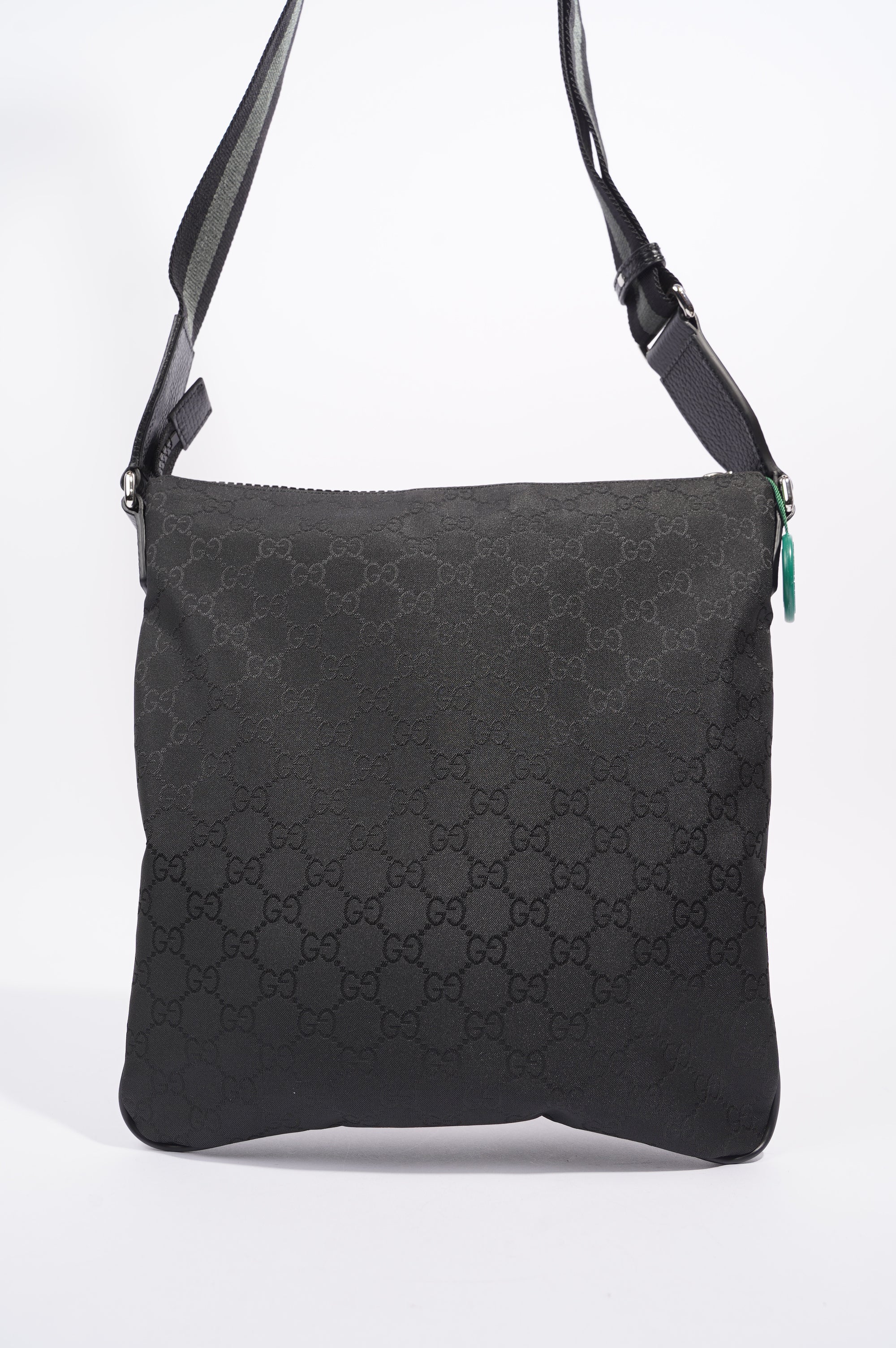 Gucci Mens GG Messenger Bag Black Small