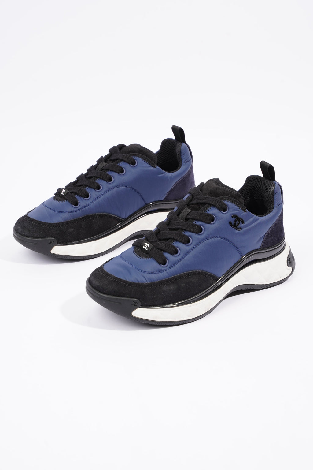 Chanel CC Logo Navy / Black EU 37 / UK 4