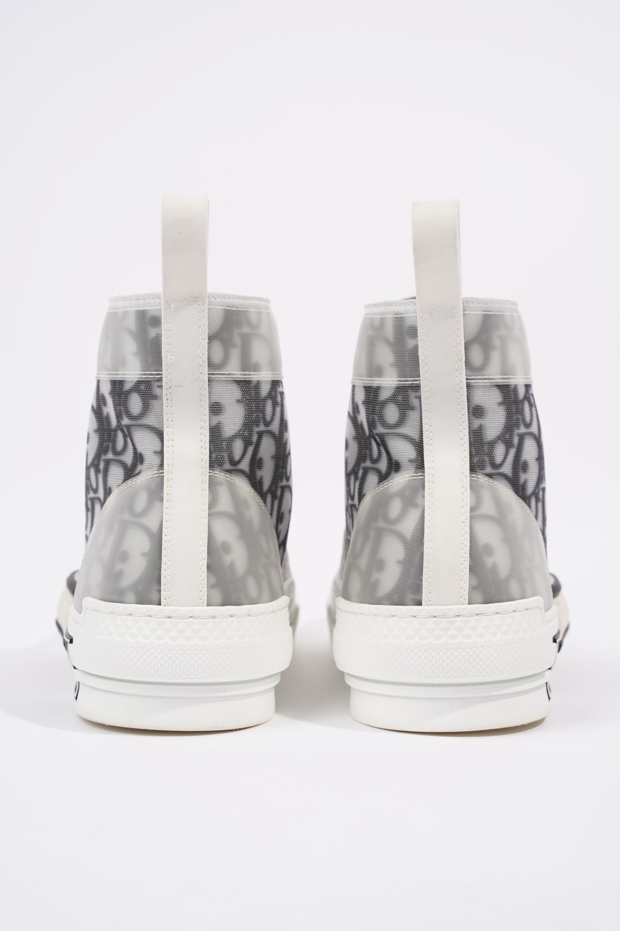 Christian Dior Womens B23 High Top Oblique Black / White EU 42 / UK 9