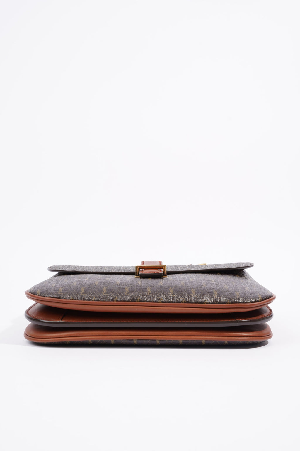 Saint Laurent Le Monagramme Small Satchel Chestnut