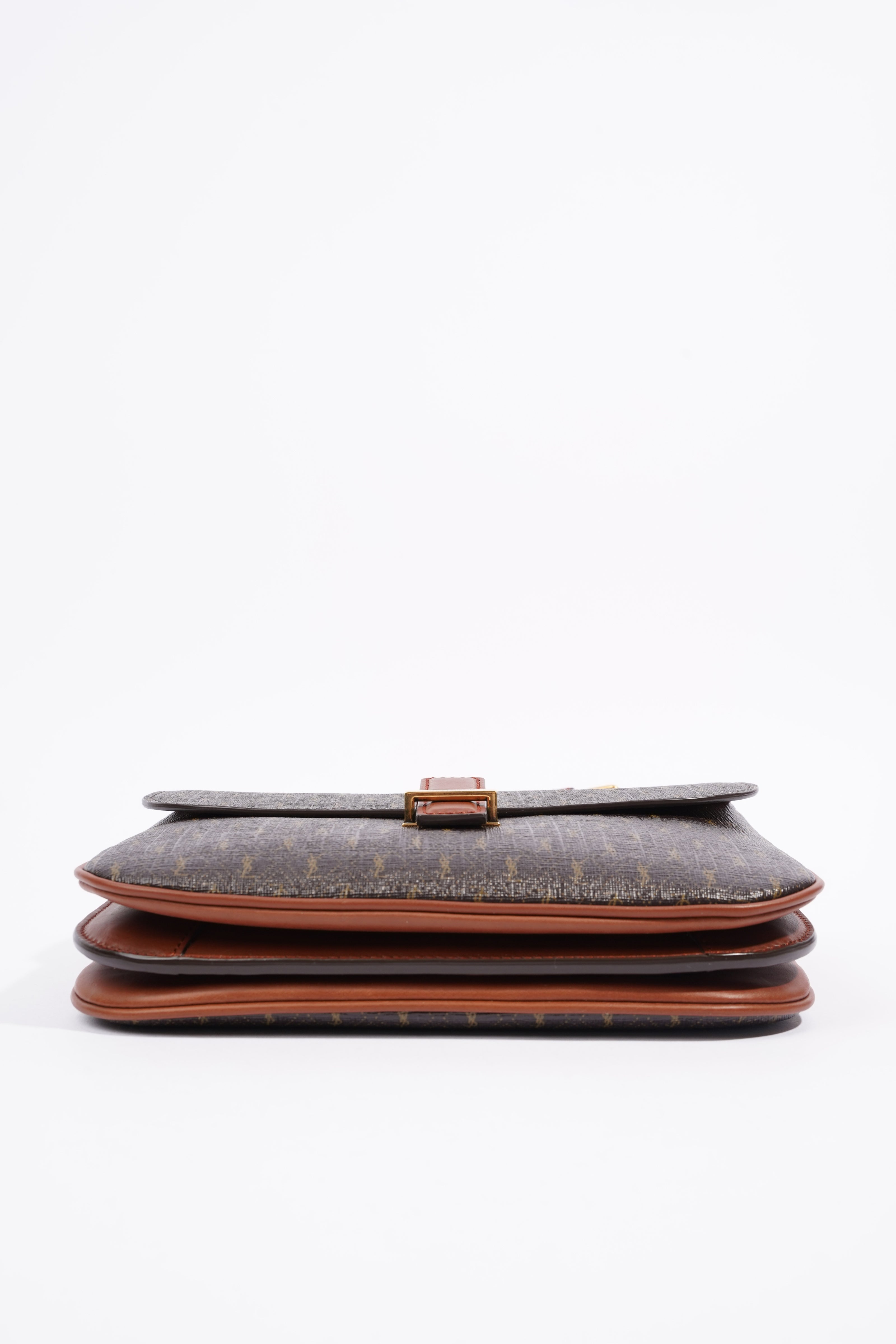 Saint Laurent Le Monagramme Small Satchel Chestnut
