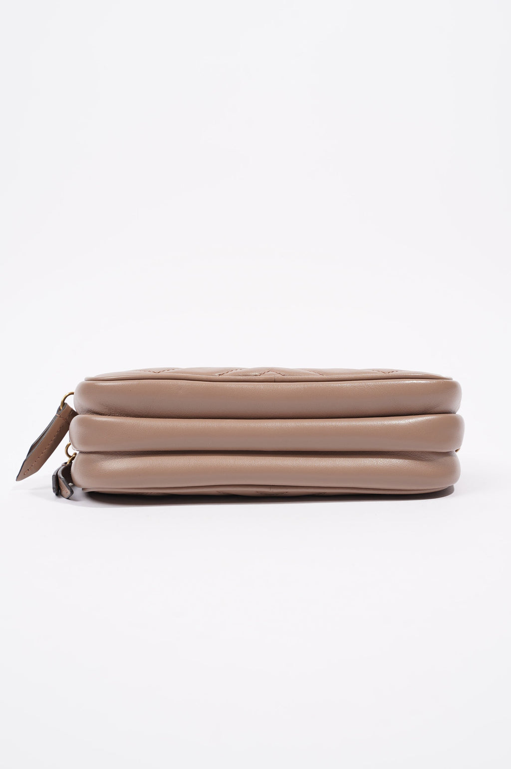 Gucci Womens Marmont Triple Zip Bag Nude