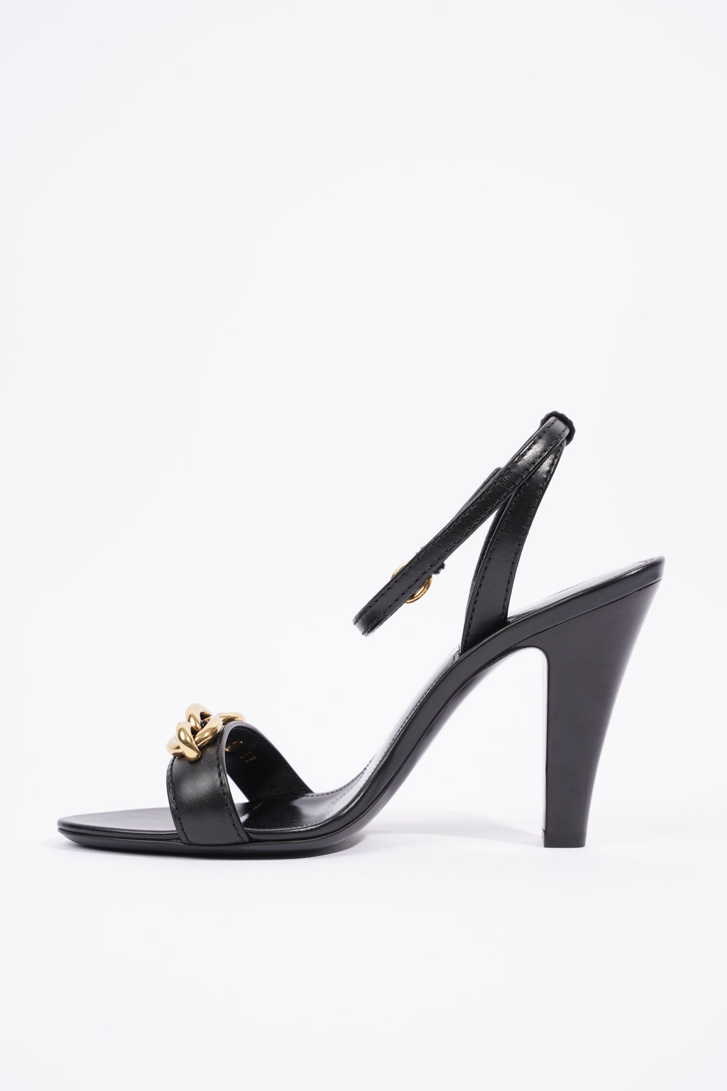 Saint Laurent Womens Maillon 95 Black / Gold EU 37 / UK 4