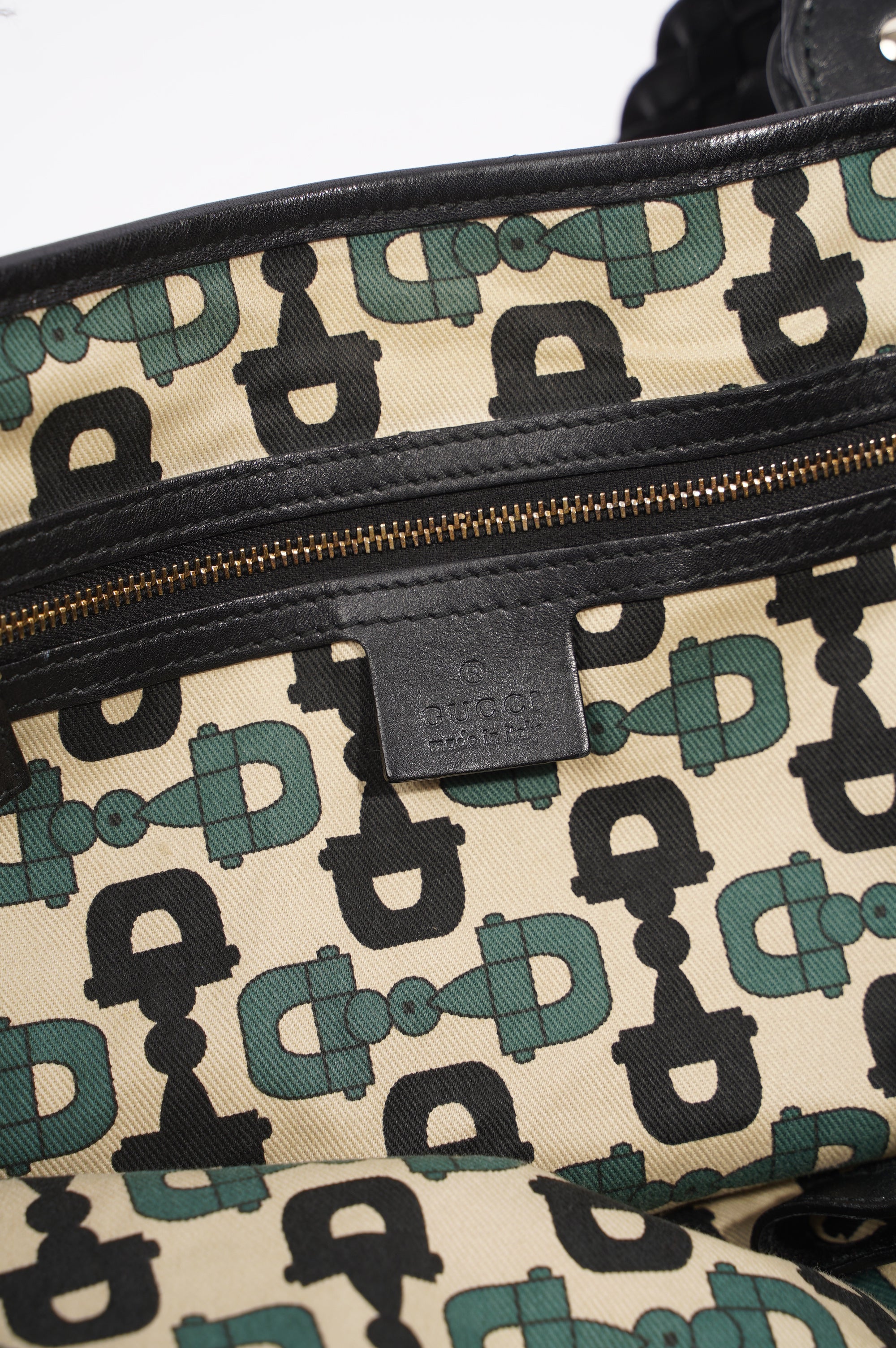 Gucci Womens Pelham Bag Black Leather