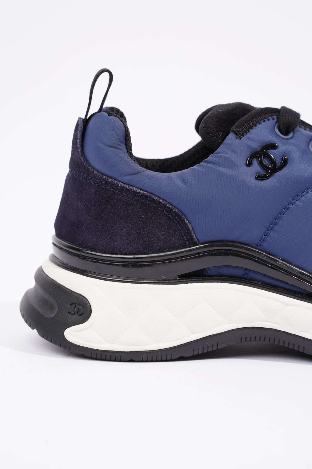 Chanel CC Logo Navy / Black EU 37 / UK 4