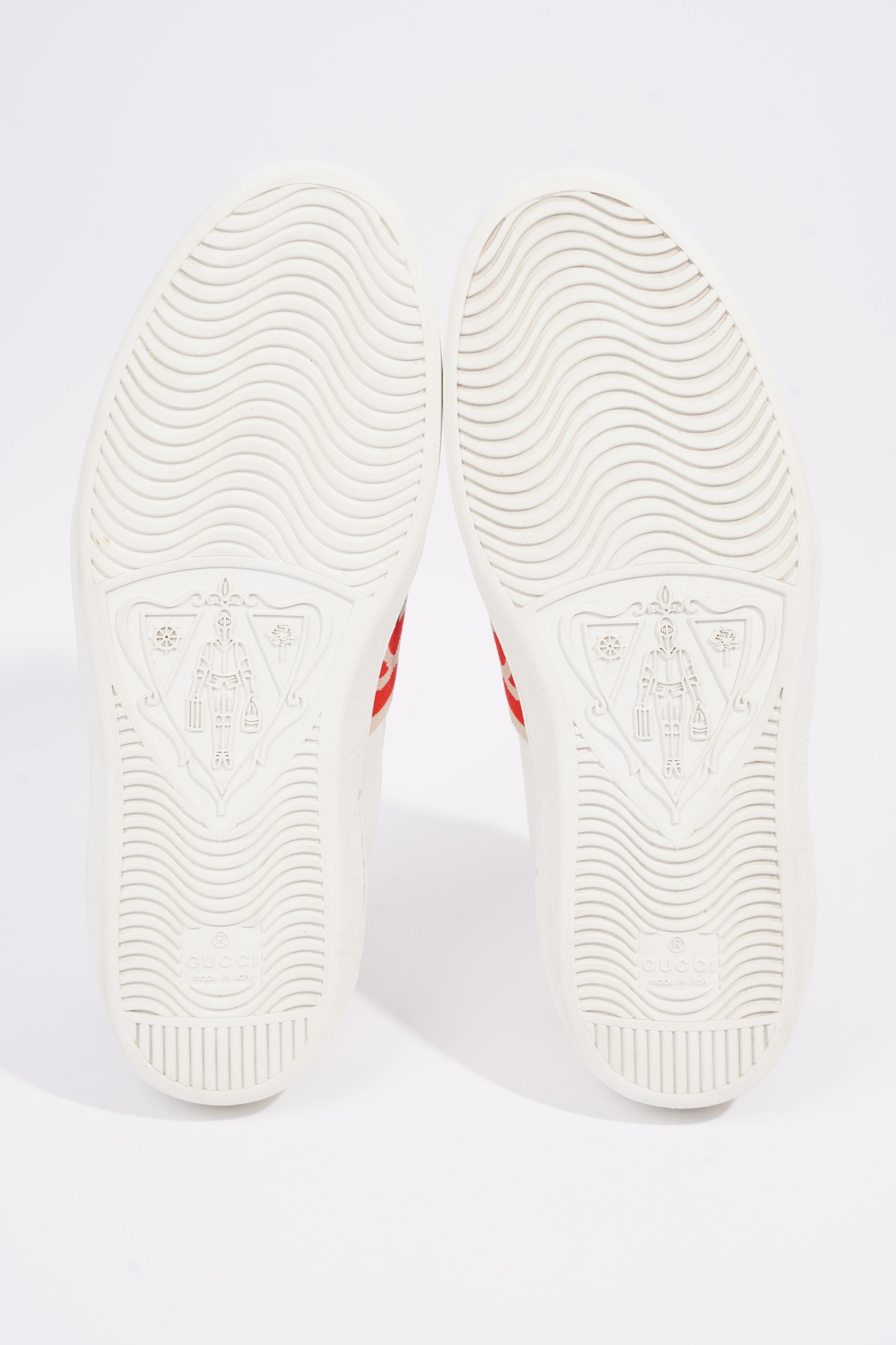 Gucci Mens Ace Elastic Web White / Green / Red EU 39 / UK 5