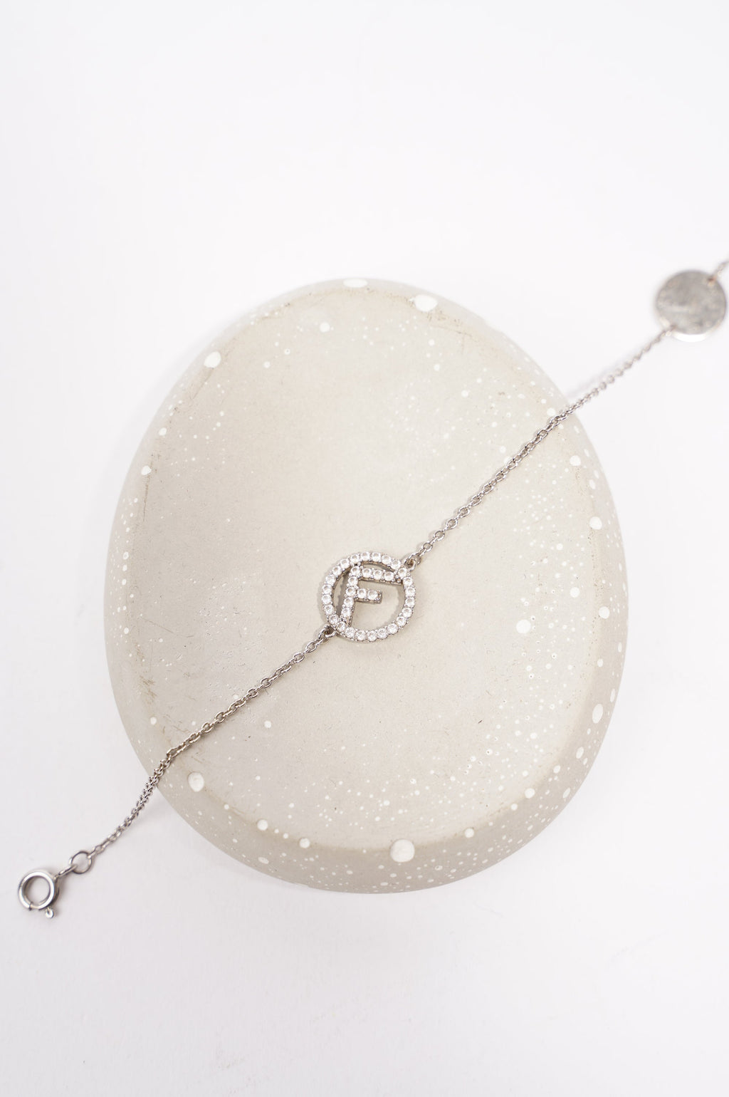 Fendi Womens F is Fendi Bracelet Silver Finish