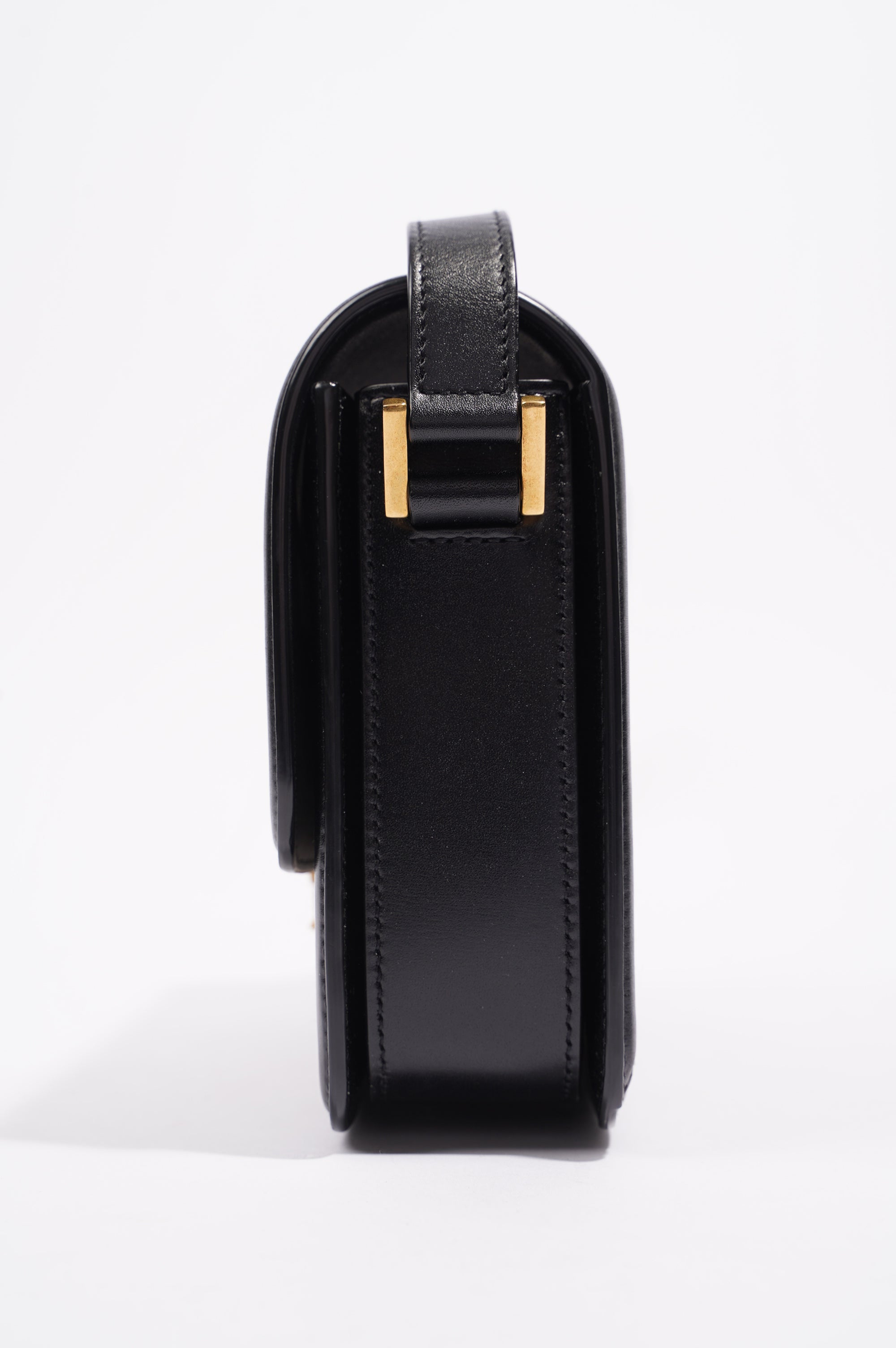 Saint Laurent Womens Solferino Beige / Black Medium
