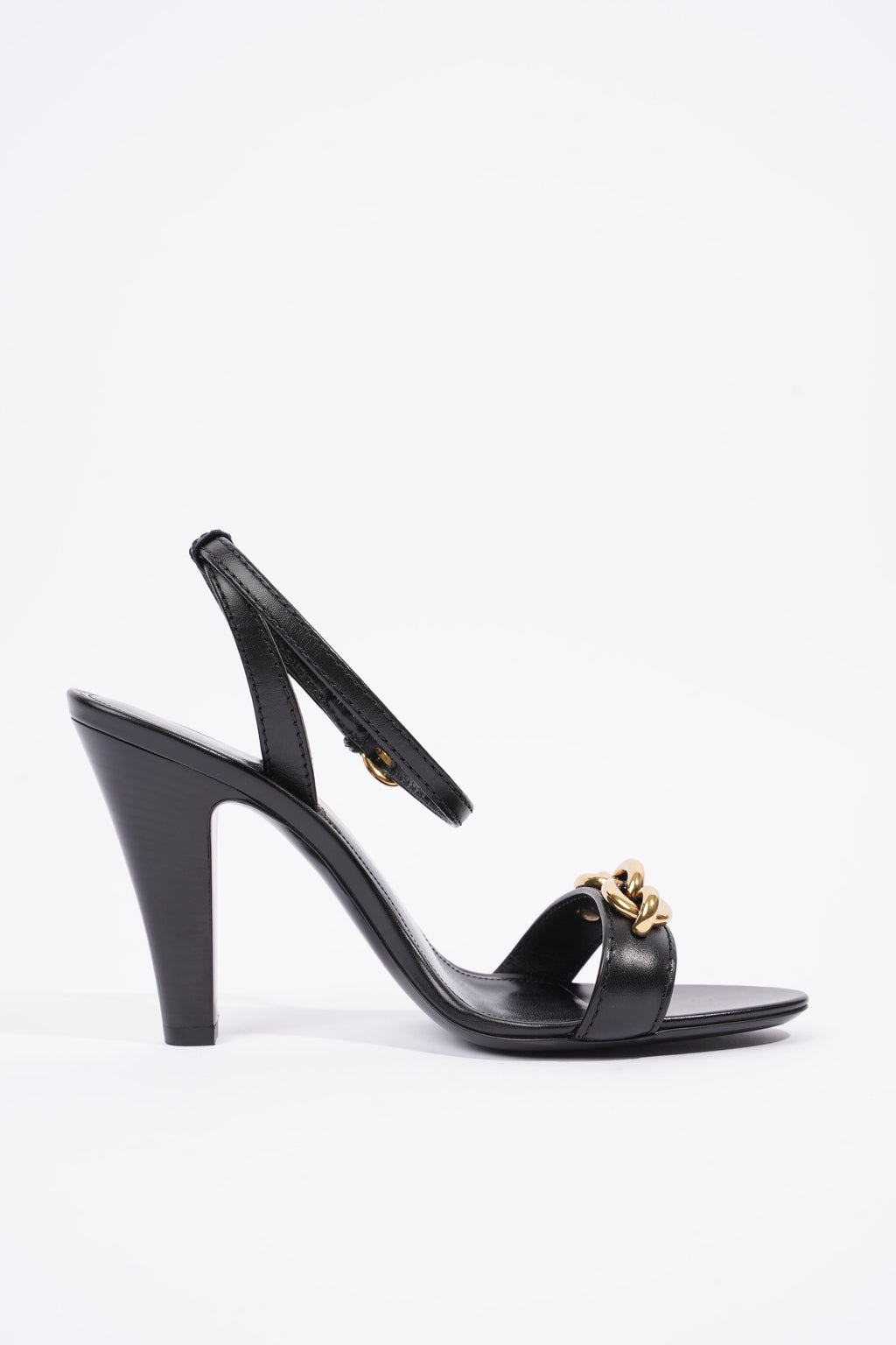 Saint Laurent Womens Maillon 95 Black / Gold EU 37 / UK 4