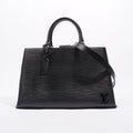 Louis Vuitton Womens Kleber Black Epi Leather MM