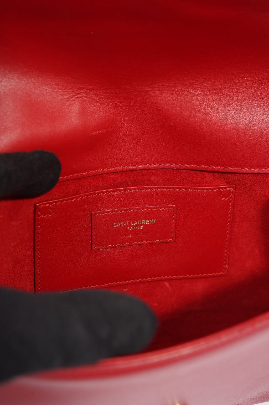 Saint Laurent Kate Tassle Bag Red / Gold Medium