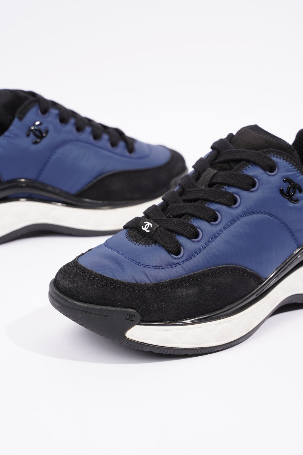 Chanel CC Logo Navy / Black EU 37 / UK 4