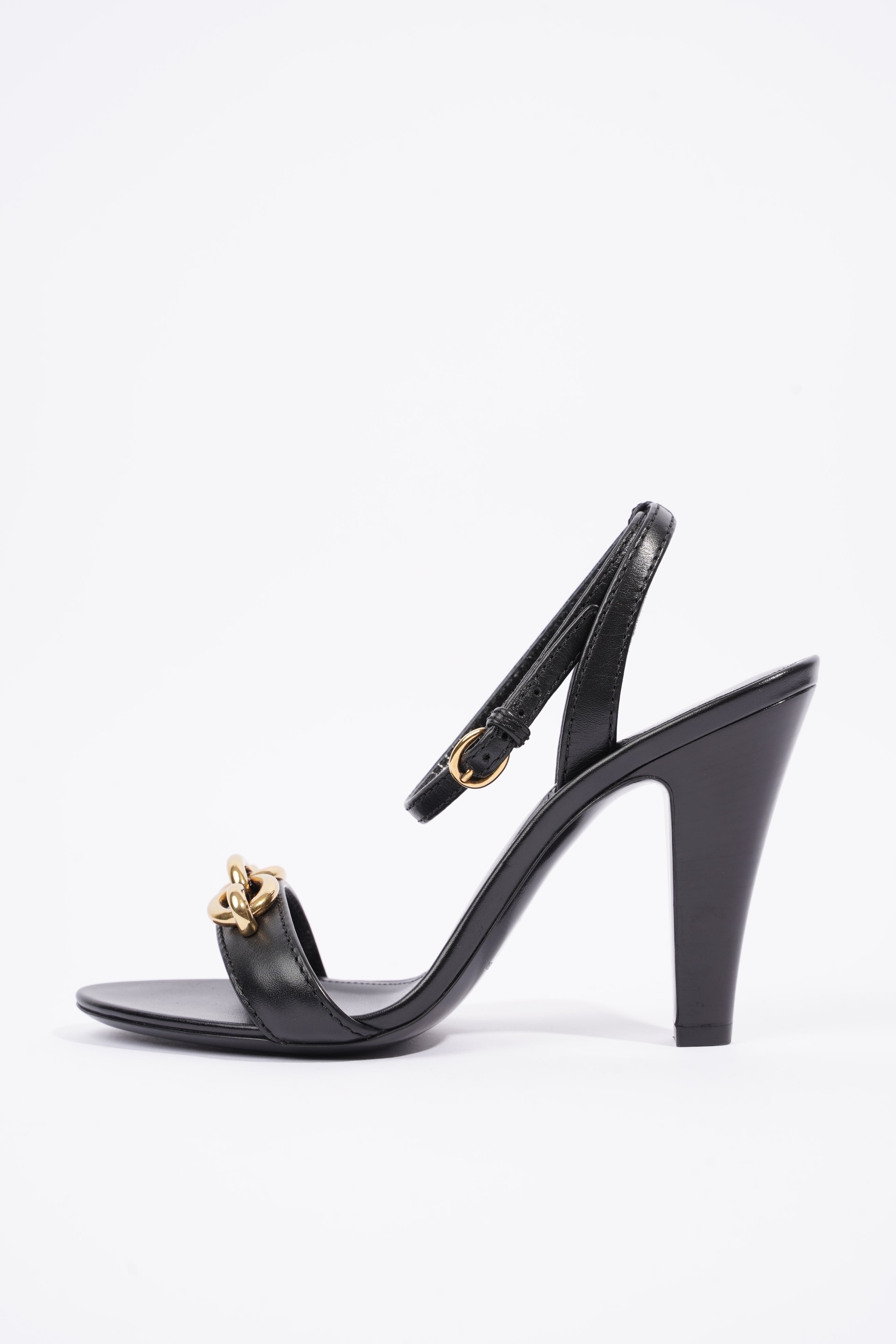 Saint Laurent Womens Maillon 95 Black / Gold EU 37 / UK 4