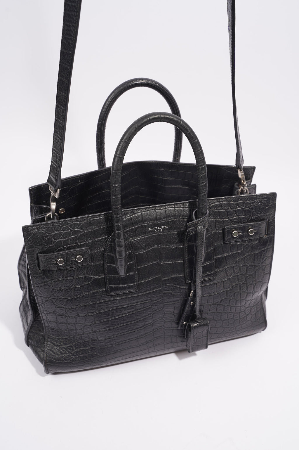 Saint Laurent Womens Sac de Jour Black Small