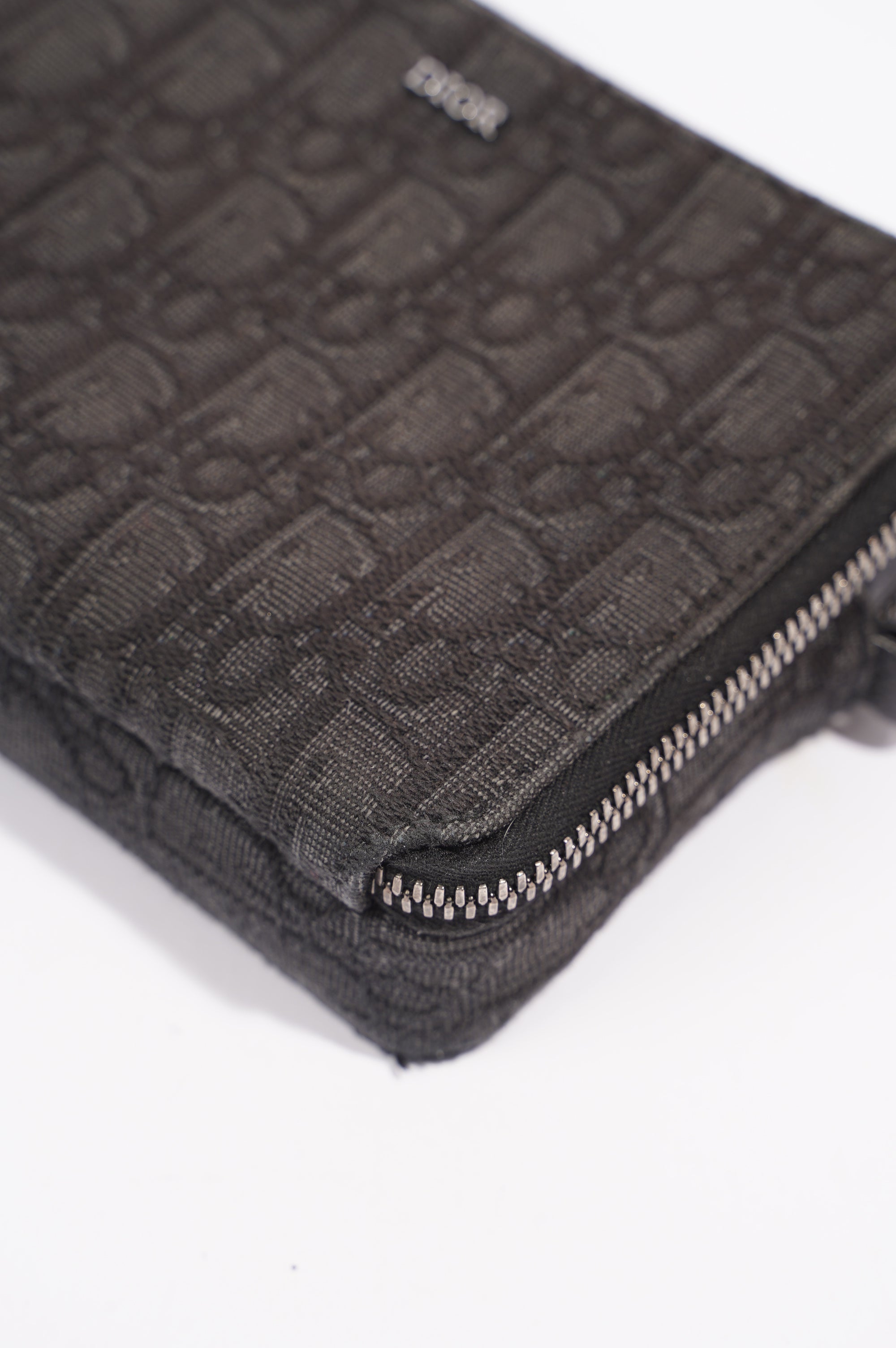 Christian Dior Mens Oblique Wallet on Strap Monogram Canvas