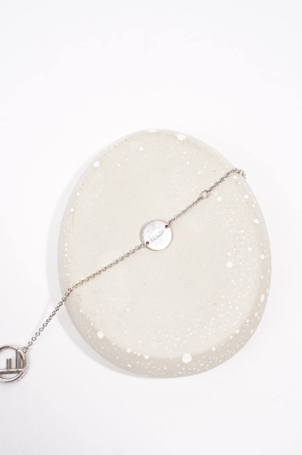 Fendi Womens F is Fendi Bracelet Silver Finish