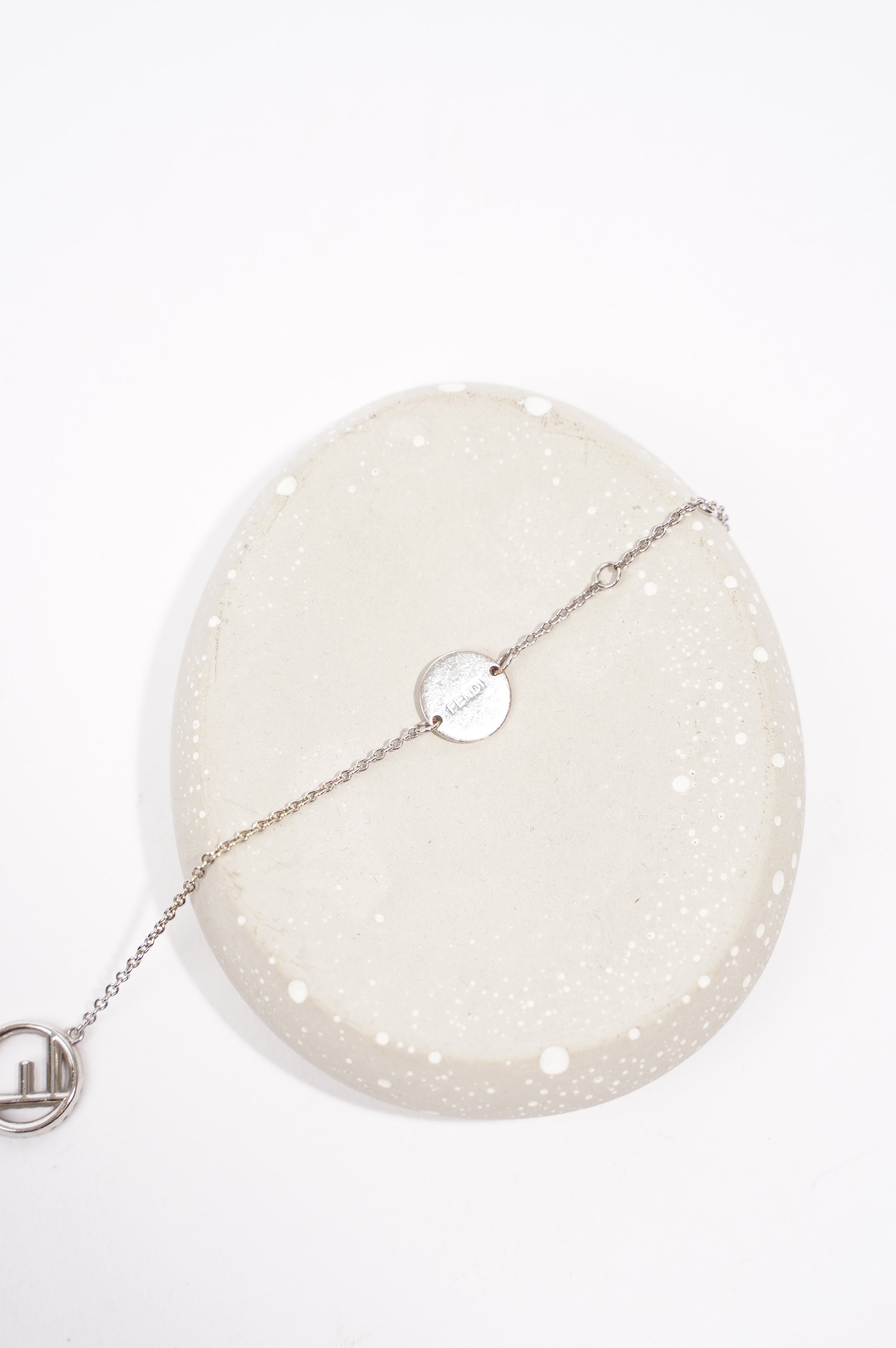 Fendi Womens F is Fendi Bracelet Silver Finish