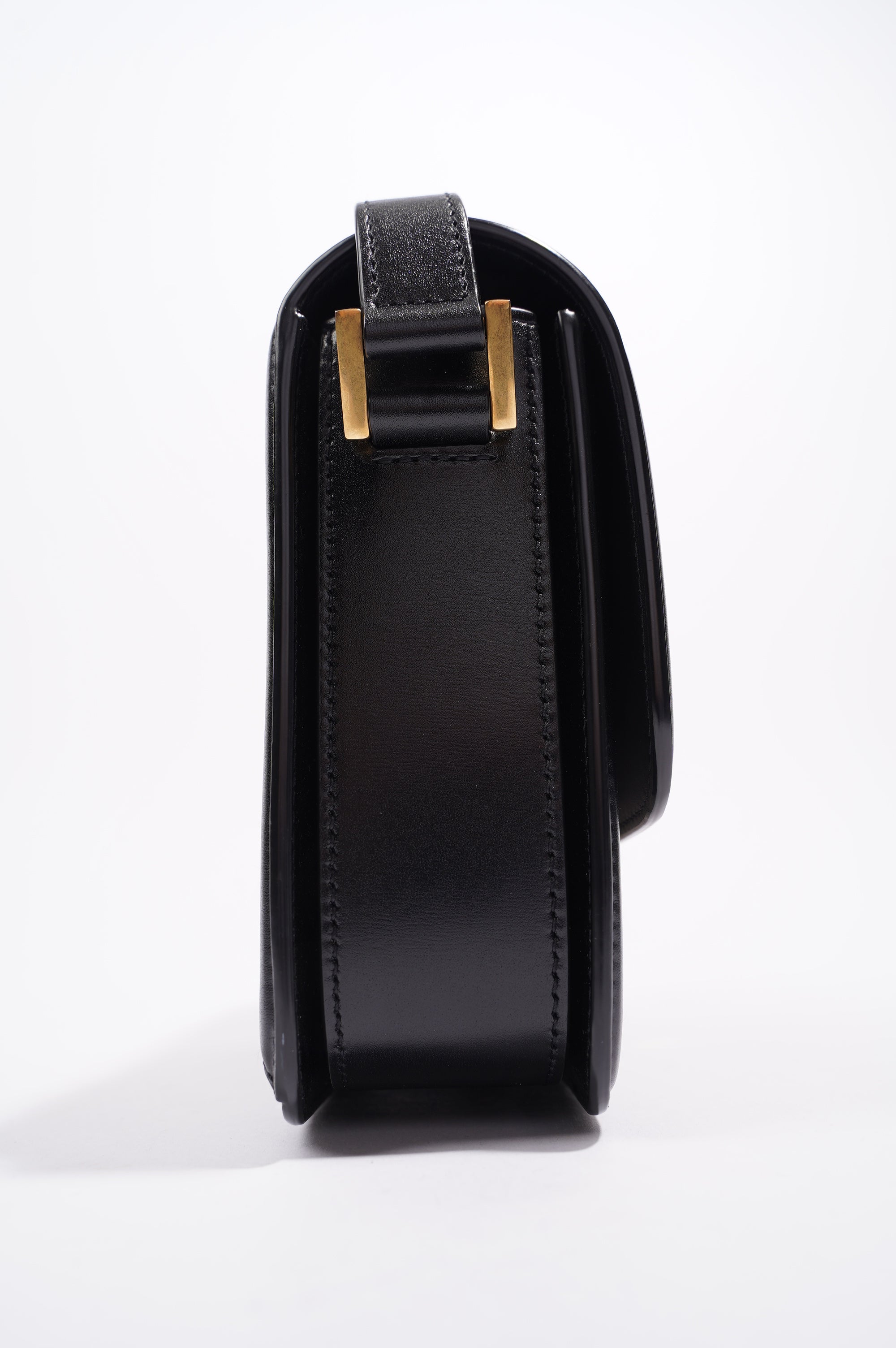 Saint Laurent Womens Solferino Beige / Black Medium