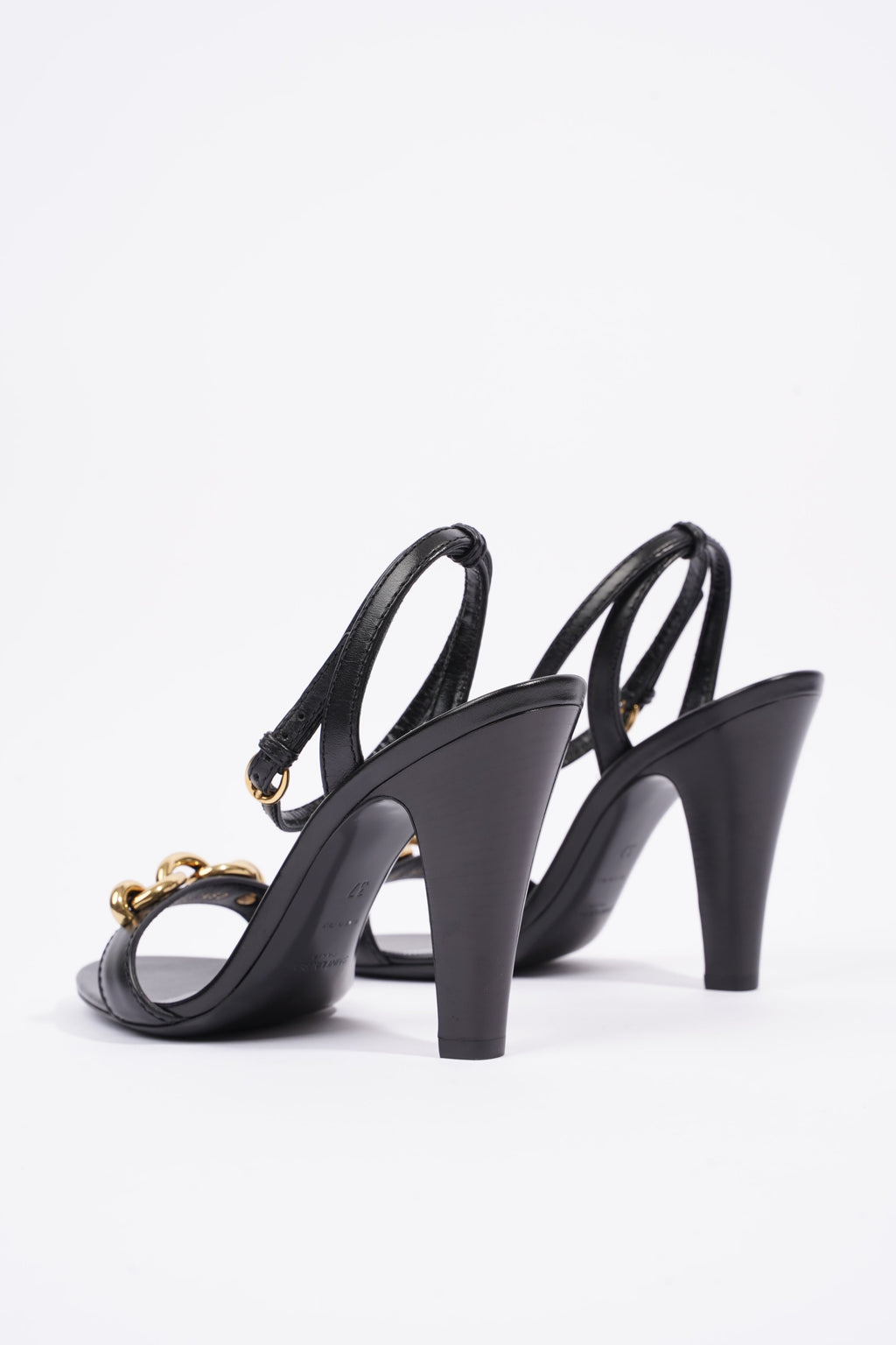 Saint Laurent Womens Maillon 95 Black / Gold EU 37 / UK 4