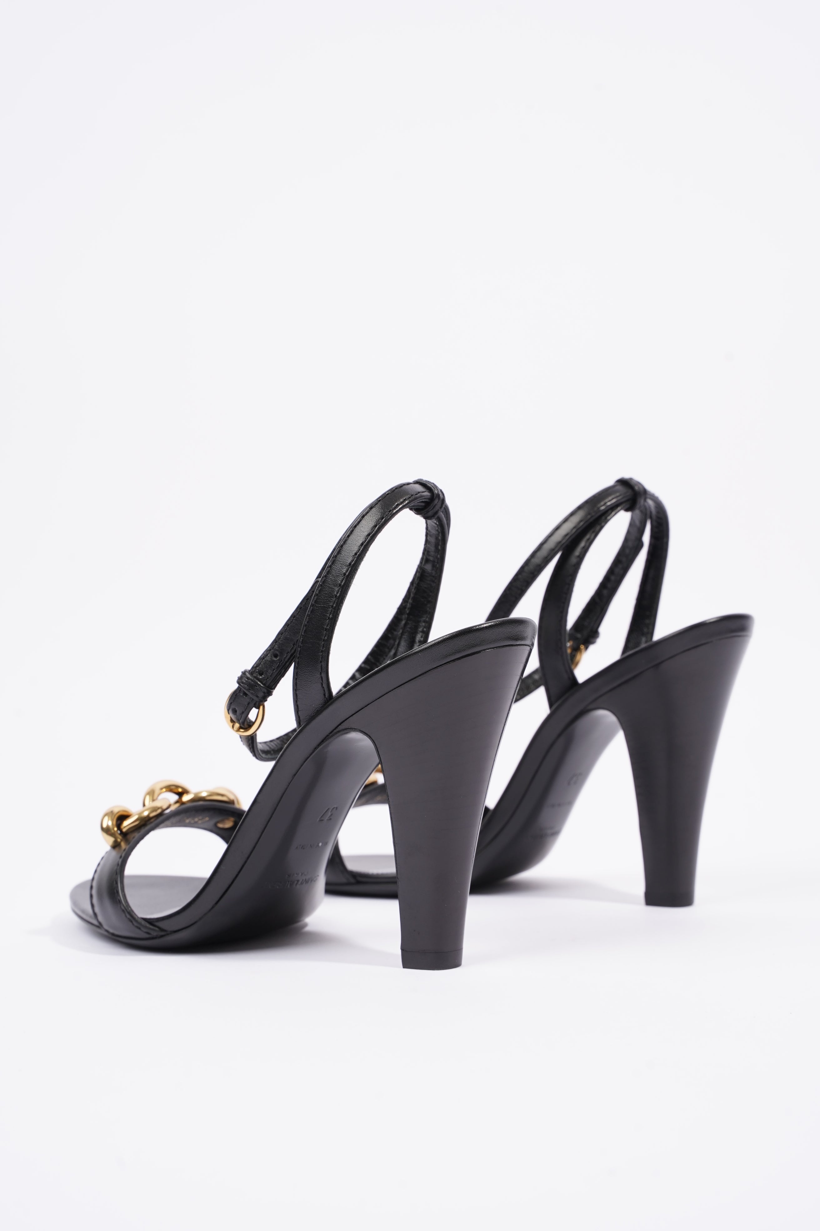 Saint Laurent Womens Maillon 95 Black / Gold EU 37 / UK 4