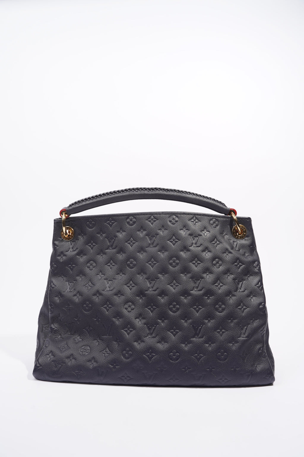 Louis Vuitton Womens Artsy Navy Empreinte Leather MM