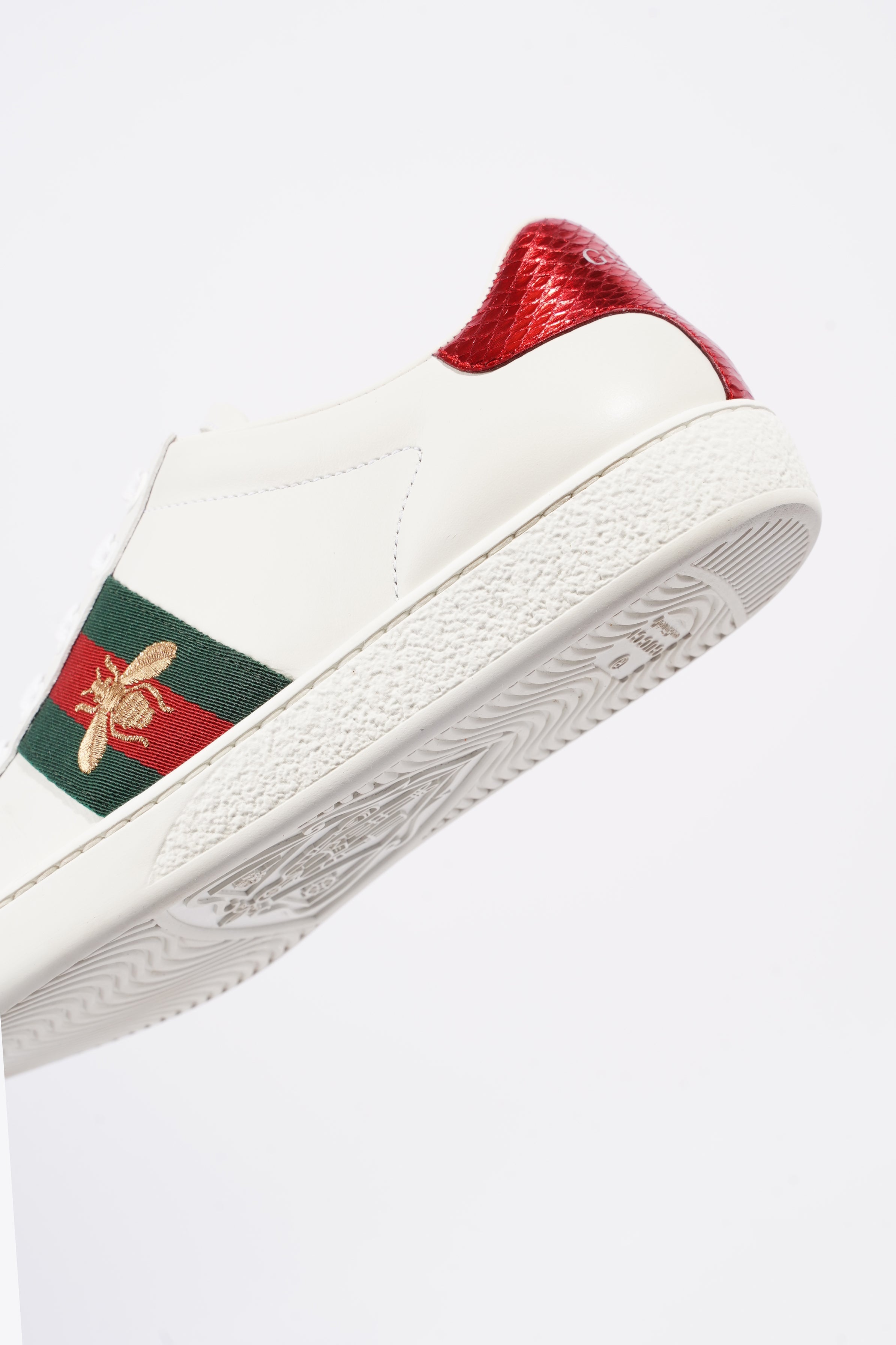 Gucci Womens Ace Bee White / Red / Green EU 36 / UK 3